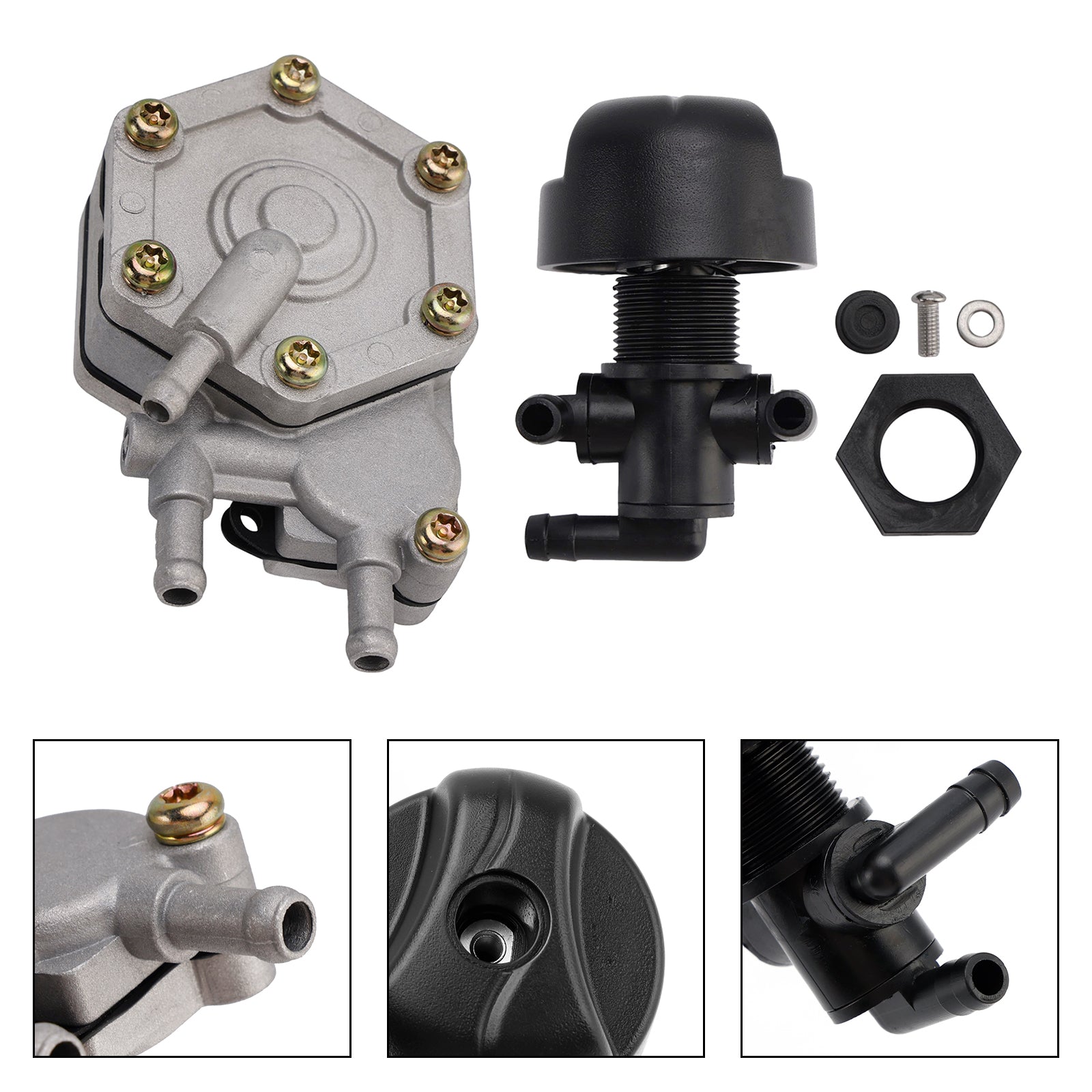 Fuel Pump & Fuel Valve Petcock Kit 2520227 Fits For Polaris Sportsman 400 01-20