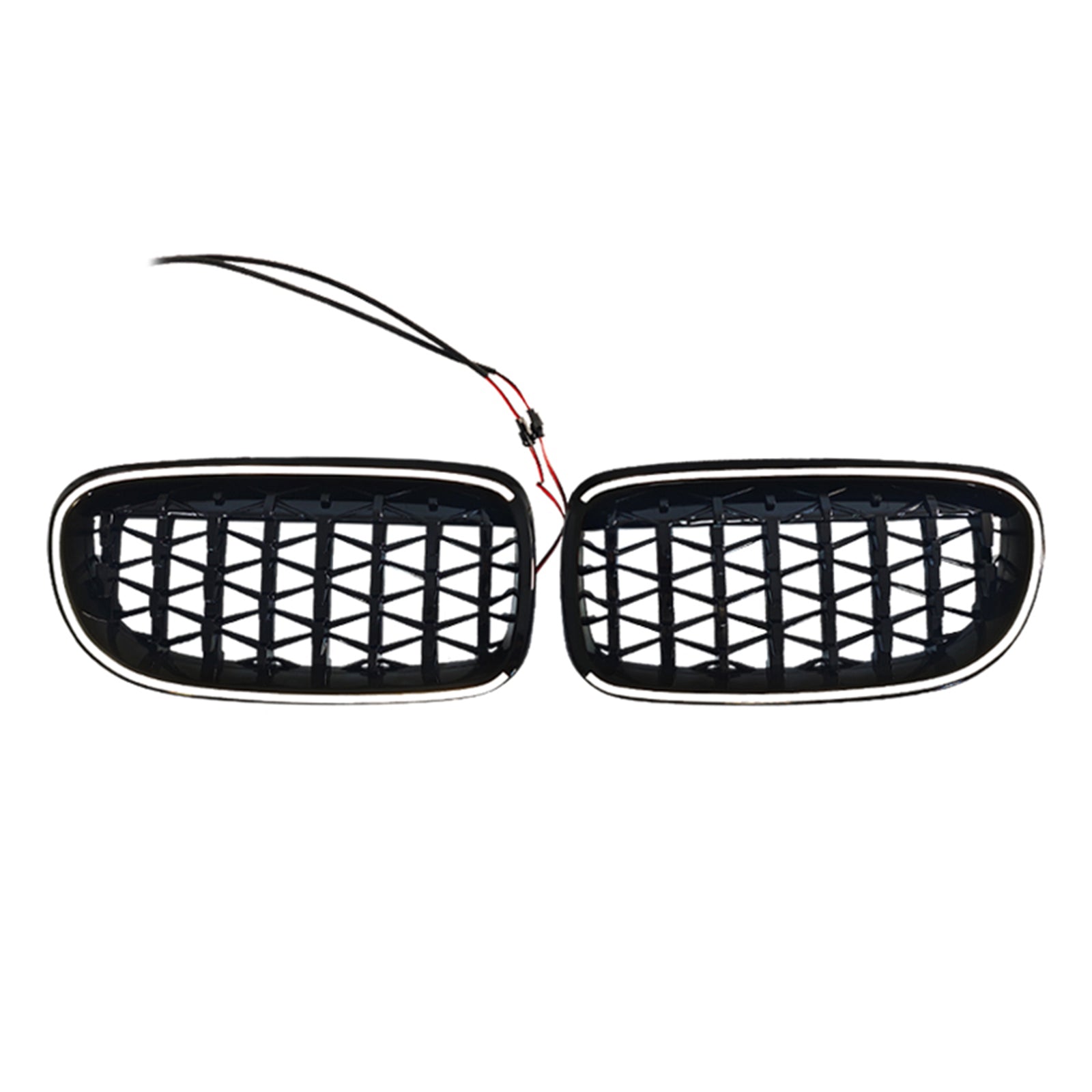 2009-2011 Fit BMW 3 Series E90/E91 LCI Diamond Front Kidney Grill Grille