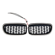 2009-2011 Fit BMW 3 Series E90/E91 LCI Diamond Front Kidney Grill Grille