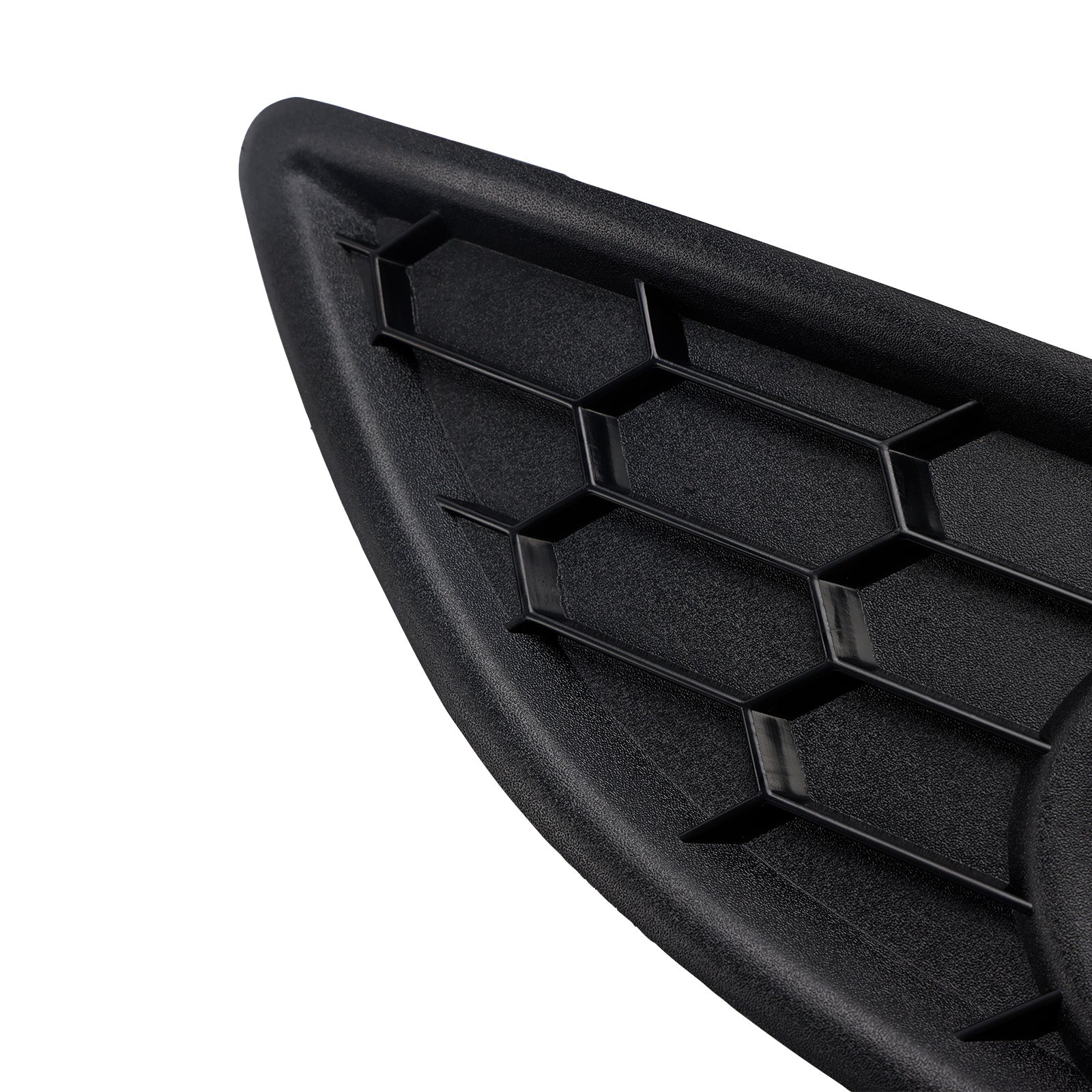 2013-2017 Ford Fiesta 2PCS Matte Black Front Fog Light Lamp Cover Grille