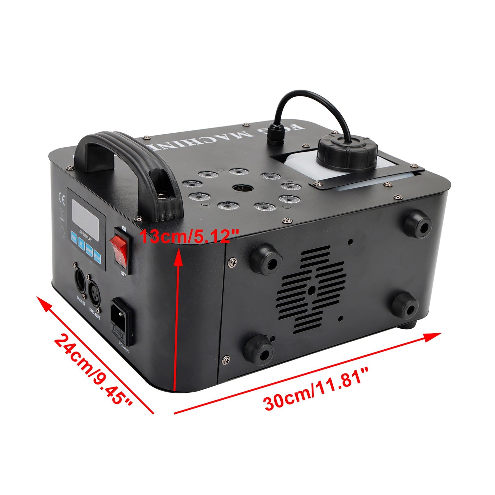 900W RGB LED Light Smoke Fog Machine Stage Fogger DJ Spray Smoke Effect