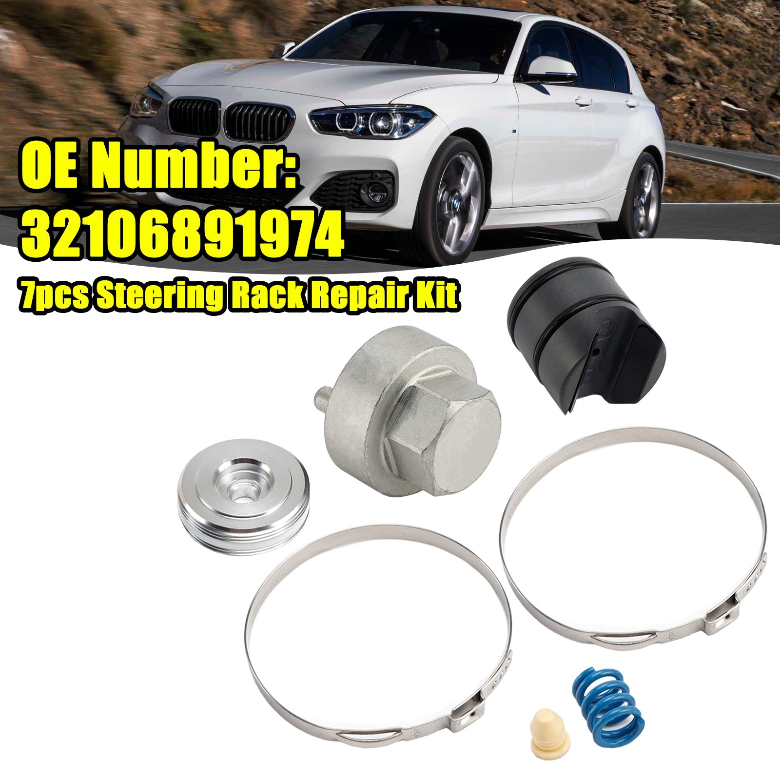 7x Steering Rack Repair Kit 32106891974 For BMW 1 2 3 4 Series X1 X3 X4