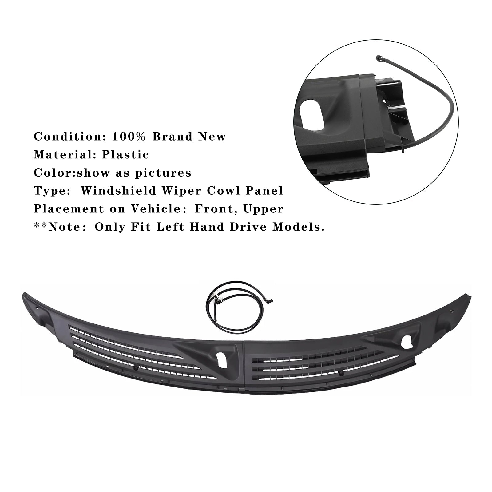 2009-2014 Ford F150 F-150 Windshield Wiper Cowl Panel Grille BL3Z15022A68A