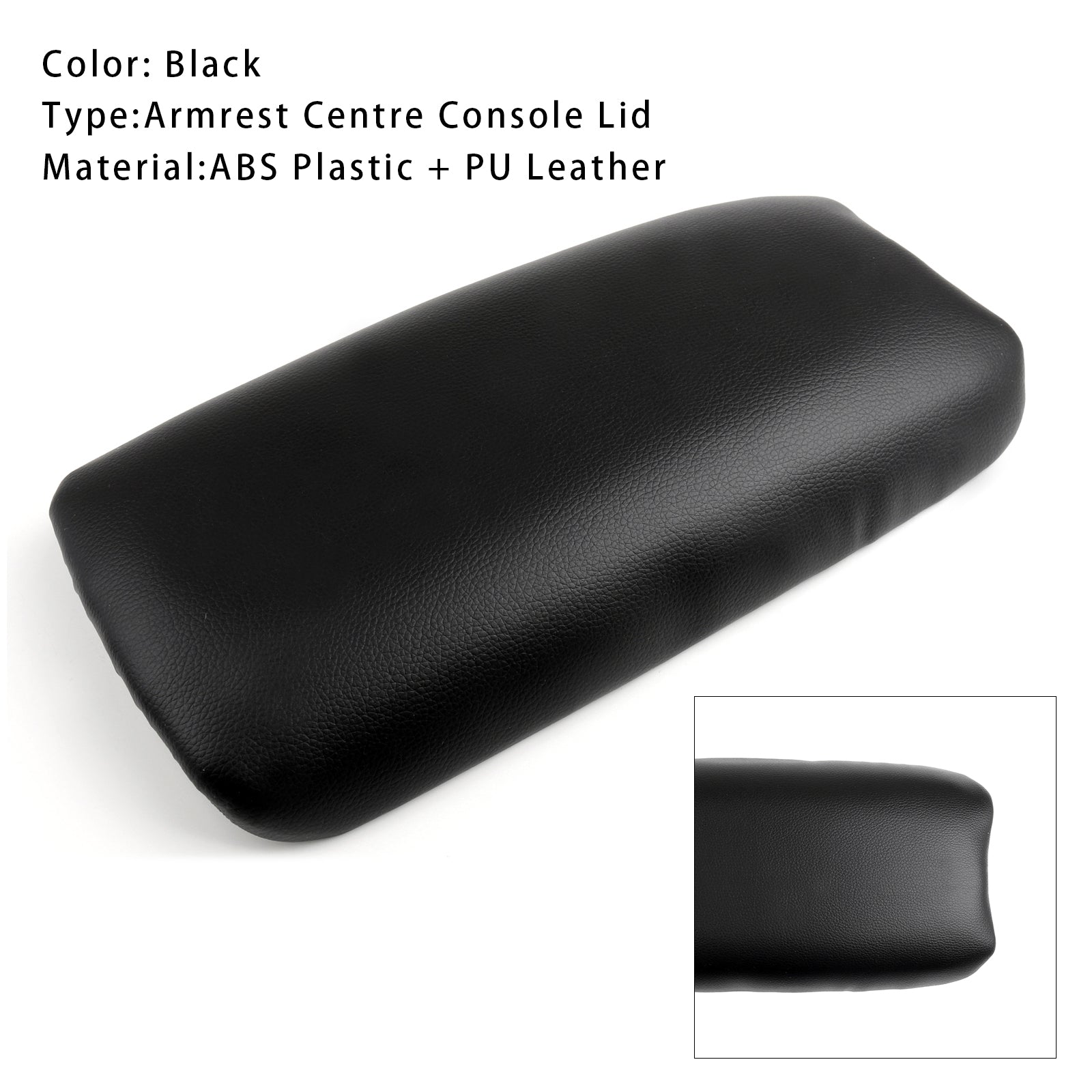 2006-2009 Honda CIVIC Black Leather Armrest Centre Console Lid