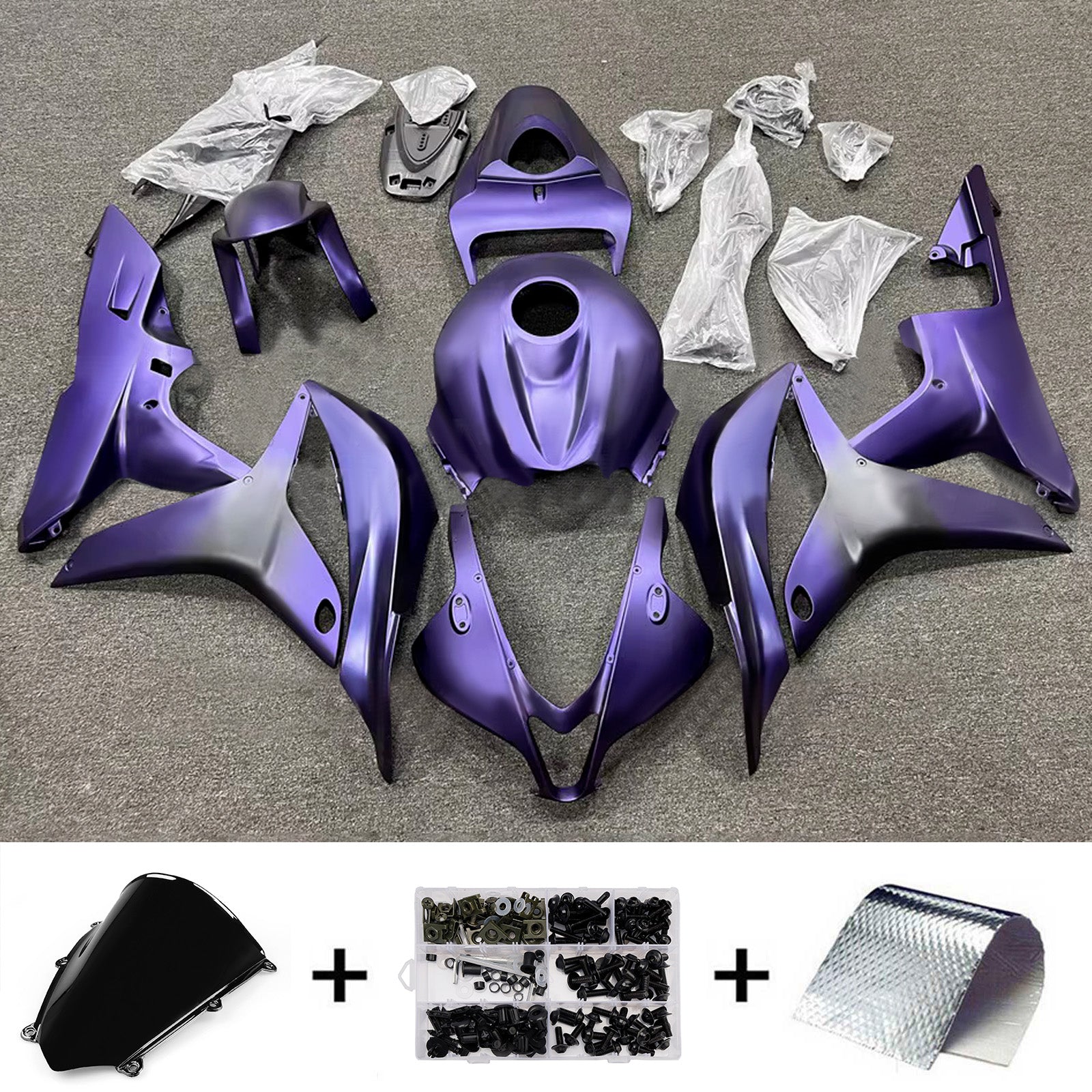 Injection Fairing Kit Bodywork Plastic ABS For Honda CBR600RR 2007-2008 F5