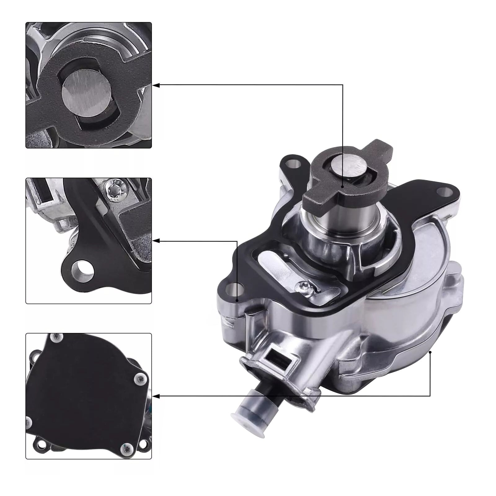 2008 Volkswagen Beetle Convertible 2.5L 5 cylinder A/T SE Vacuum Pump 07K145100H 904-817