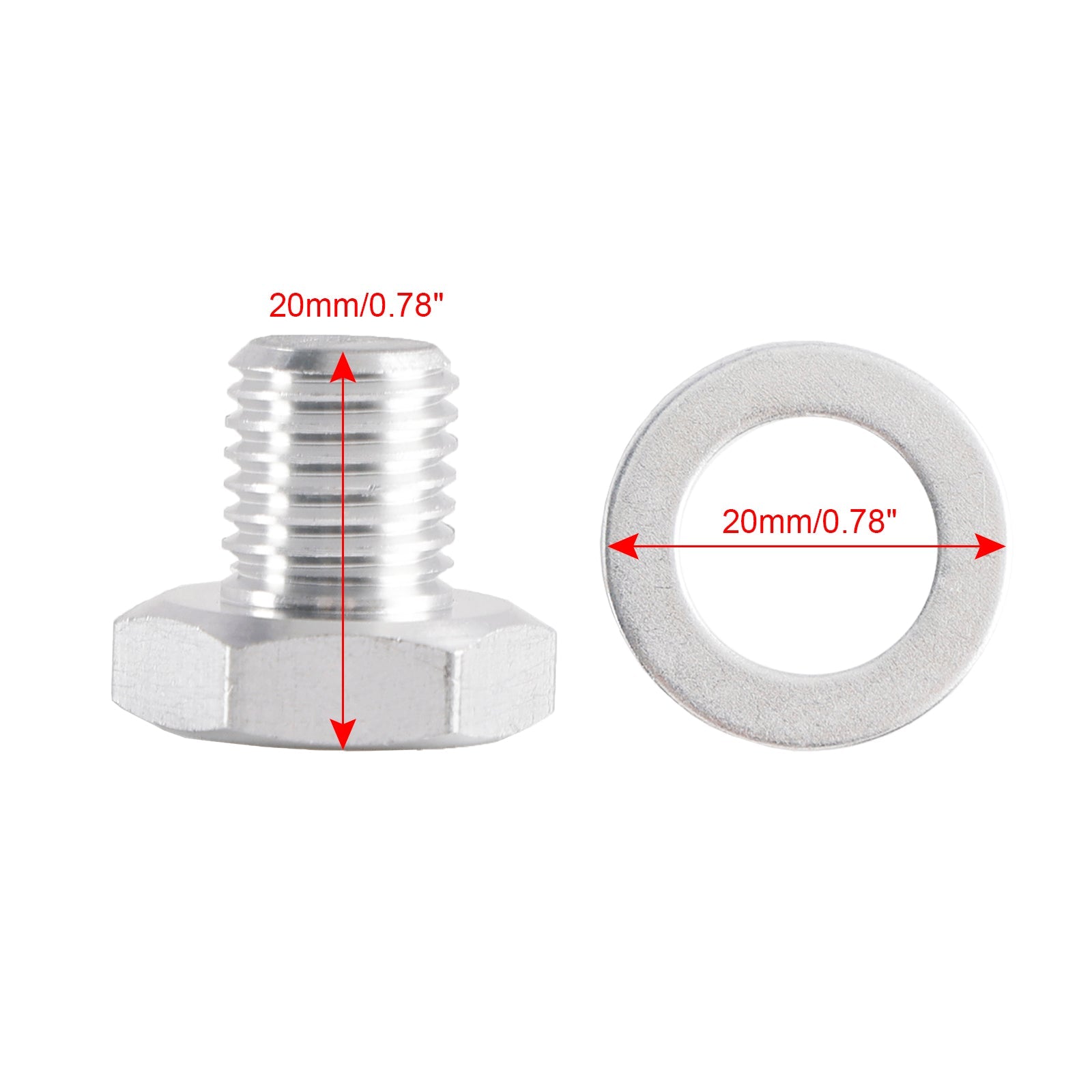 1997-2014 GM LS Series EnginesCylinder Head Plug for Coolant Temperature Sensor Hole M12-1.5 LS1 LSX LS3