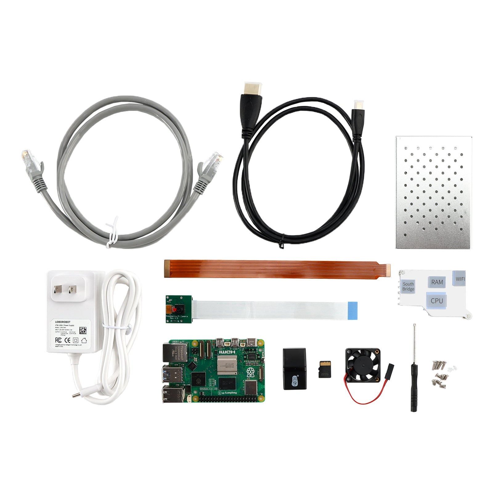 Raspberry Pi 5 Kit 8G Development Board Camera Python Programming Advanced Kit
