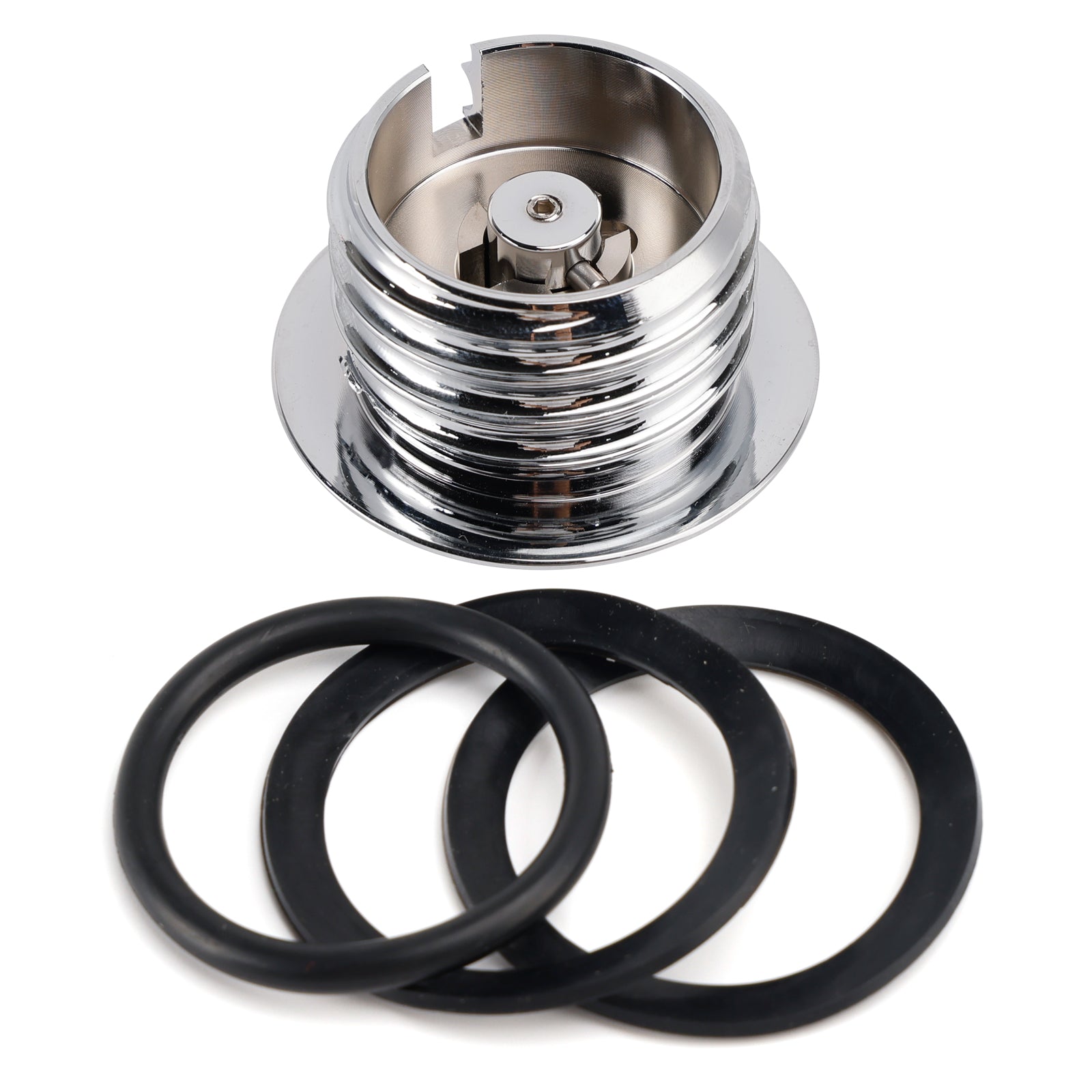 Chrome Billet Aluminum Pop Up Screw In Gas Cap For Sportster Softail Dyna 82-19