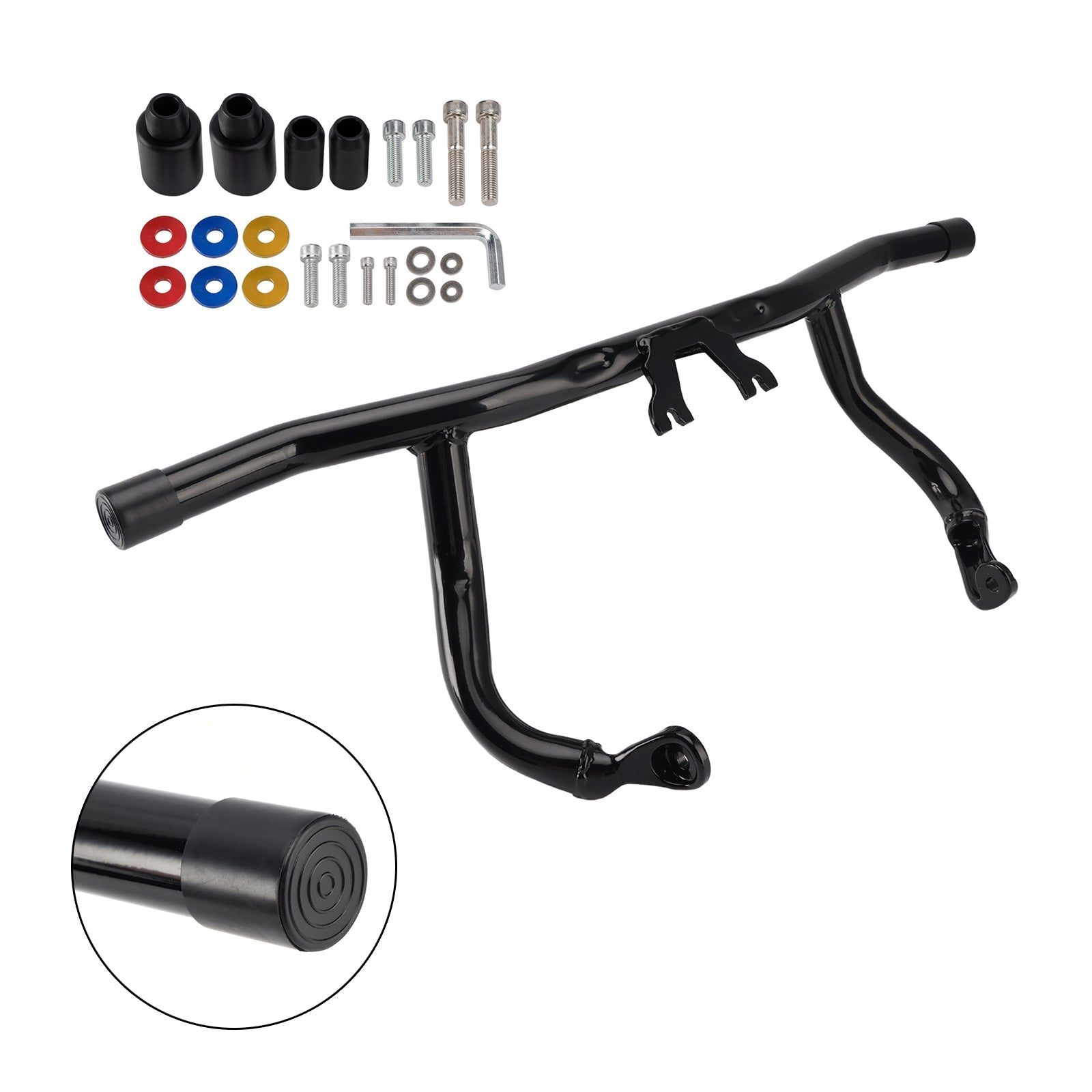 2024-2025 Road Glides Street Glides Road Glides FLHT FLHX Engine Guard Crash Bar Frame Protector Bumper Black