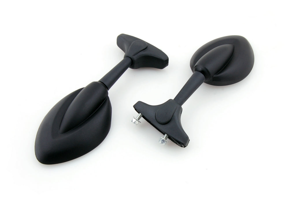 Universal Moto Mirror Mirrors For Honda Kawasaki Suzuki Yamaha Ducati Black Generic