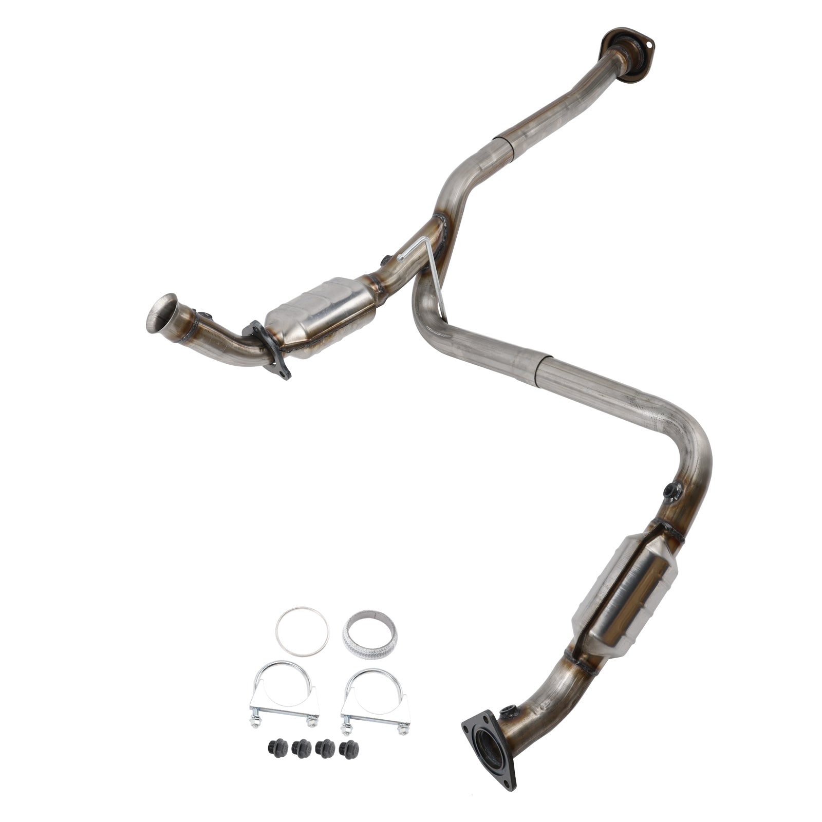2011-2017 Chevy Silverado 3500 HD 6.0L V8 Y Pipe With Catalytic Converters