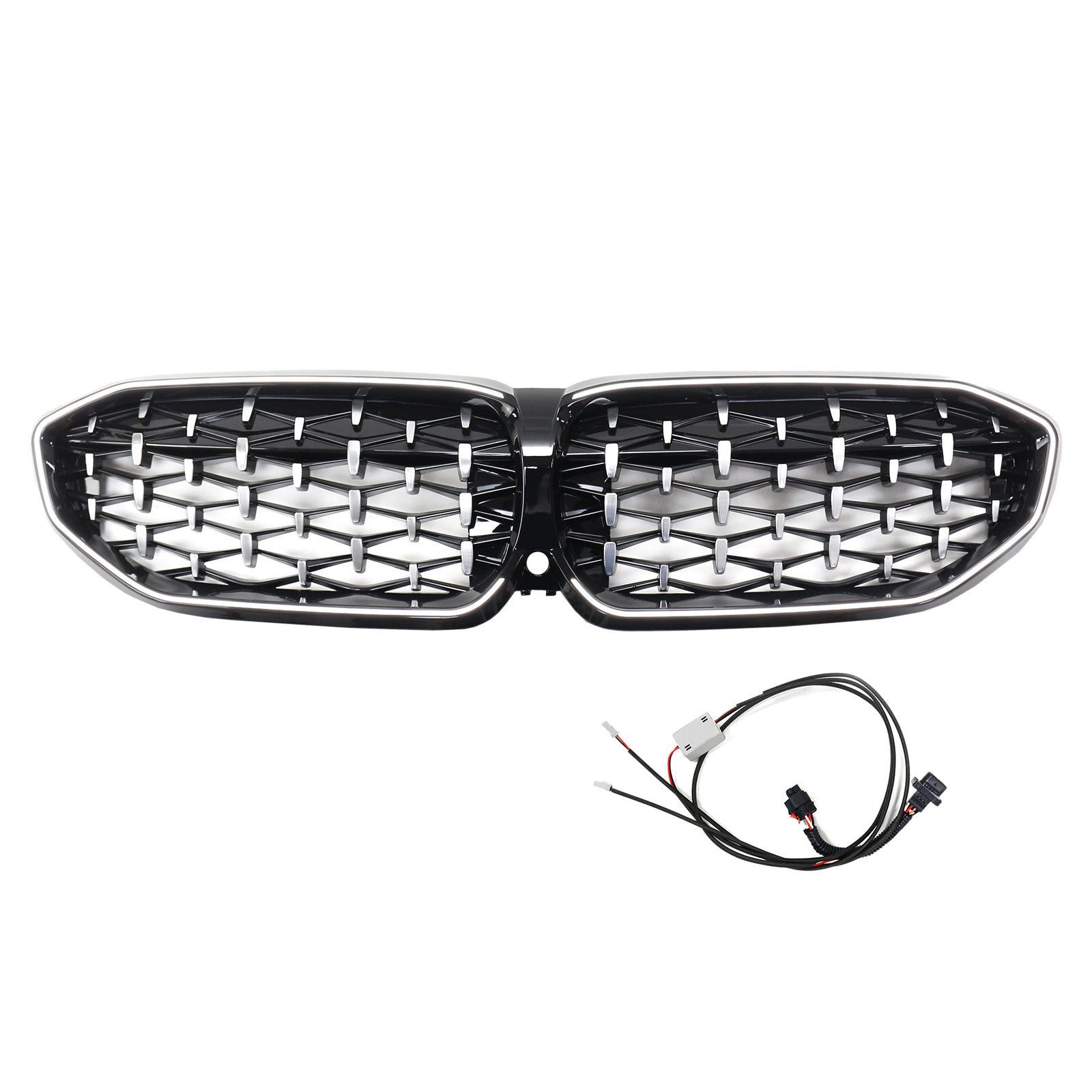 2019-2022 BMW 3 Series G20 Chorme Diamond Kidney Grille Grill 51138072085