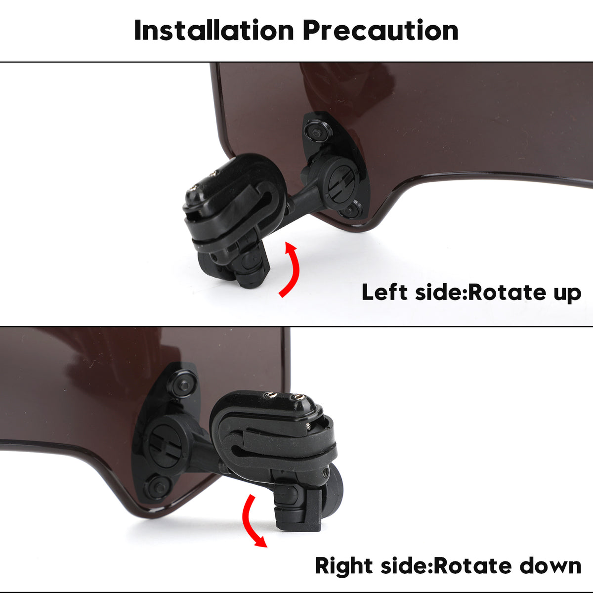 Universal Adjustable Clip On Windshield Extension Wind Deflector