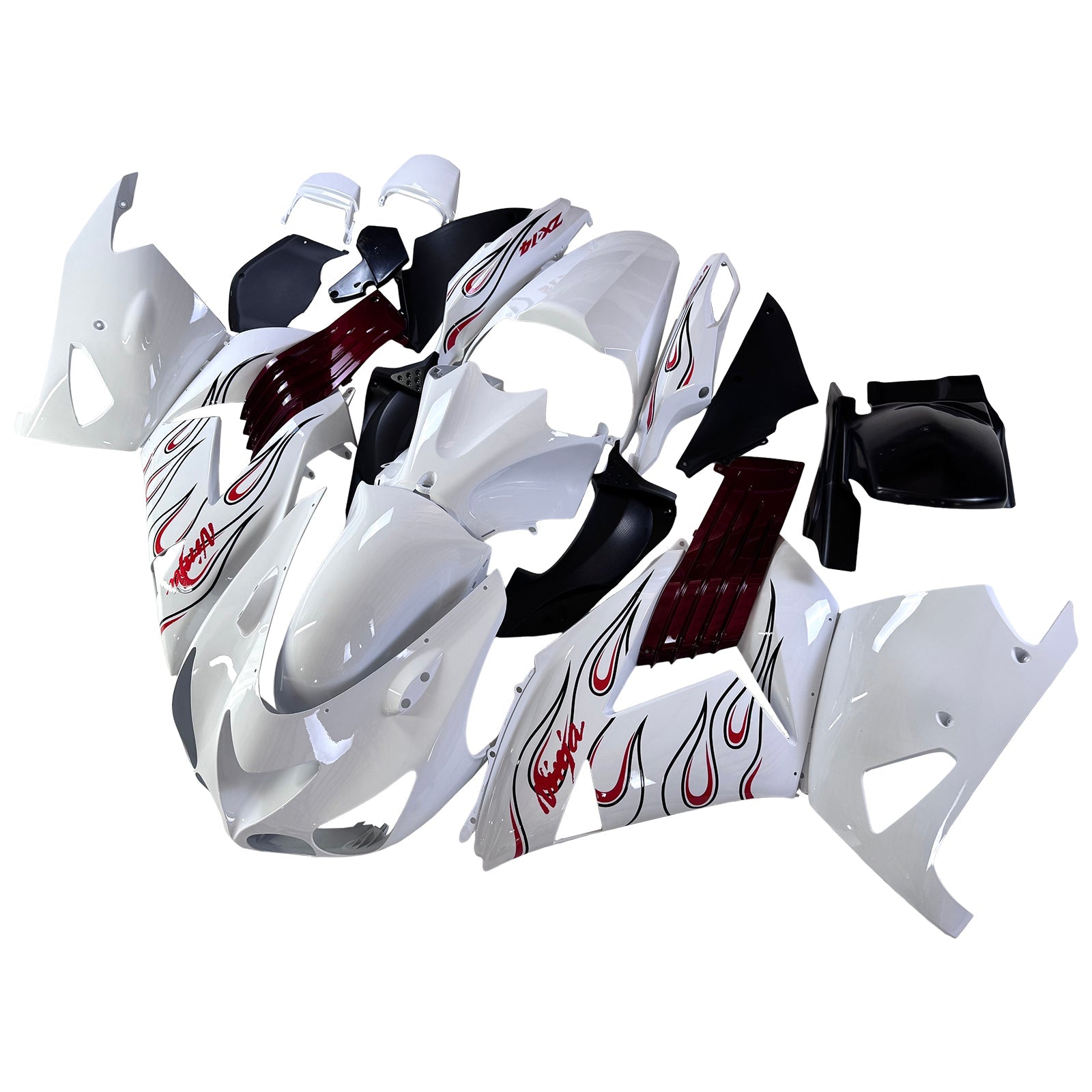Injection Fairing Kit Bodywork fit For Kawasaki ZX14R ZZR1400 2006-2011