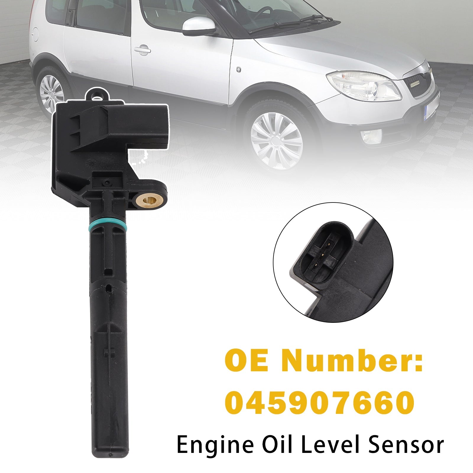 Engine Oil Level Sensor 045907660 For Seat Ibiza Iv Skoda Fabia I VW Polo 1.2