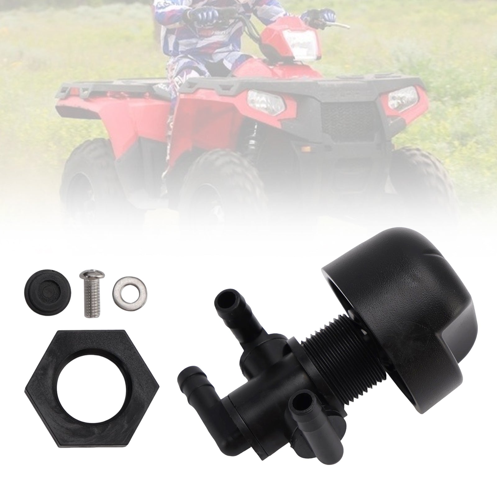Fuel Valve Petcock 3 Way 7052161 5432559 Fits For Polaris Xplorer Trail Boss