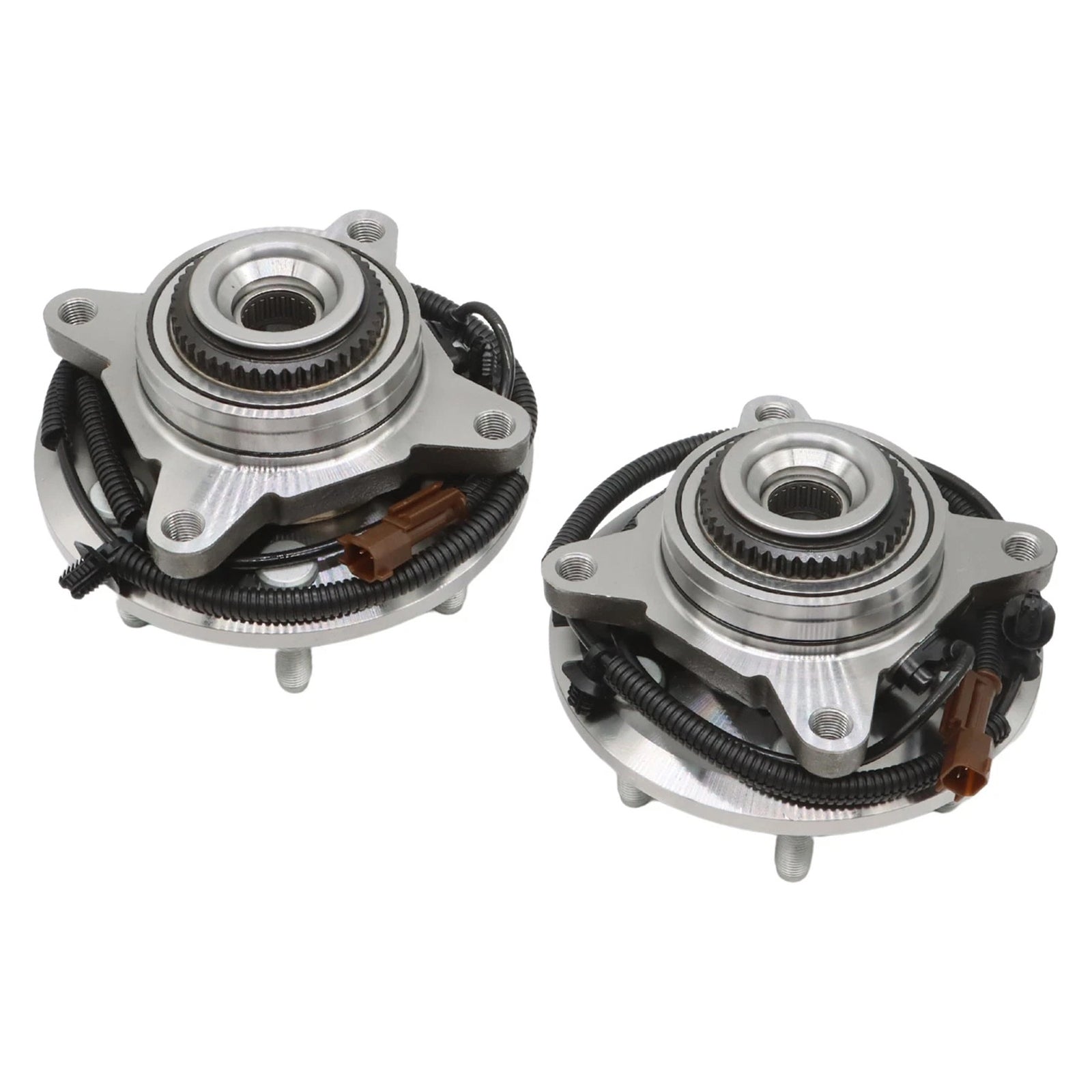 2015-2017 Ford F-150 6 Lugs w/ ABS 4WD 2PCS Front Wheel Bearings and Hubs 515169