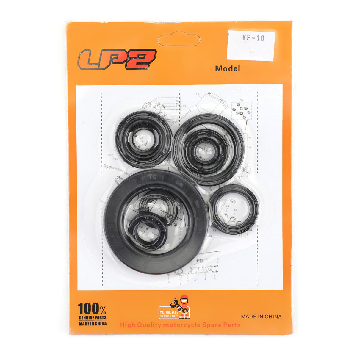 1988 Honda CR250R 8pcs Engine Oil Seal Kit Set Generic