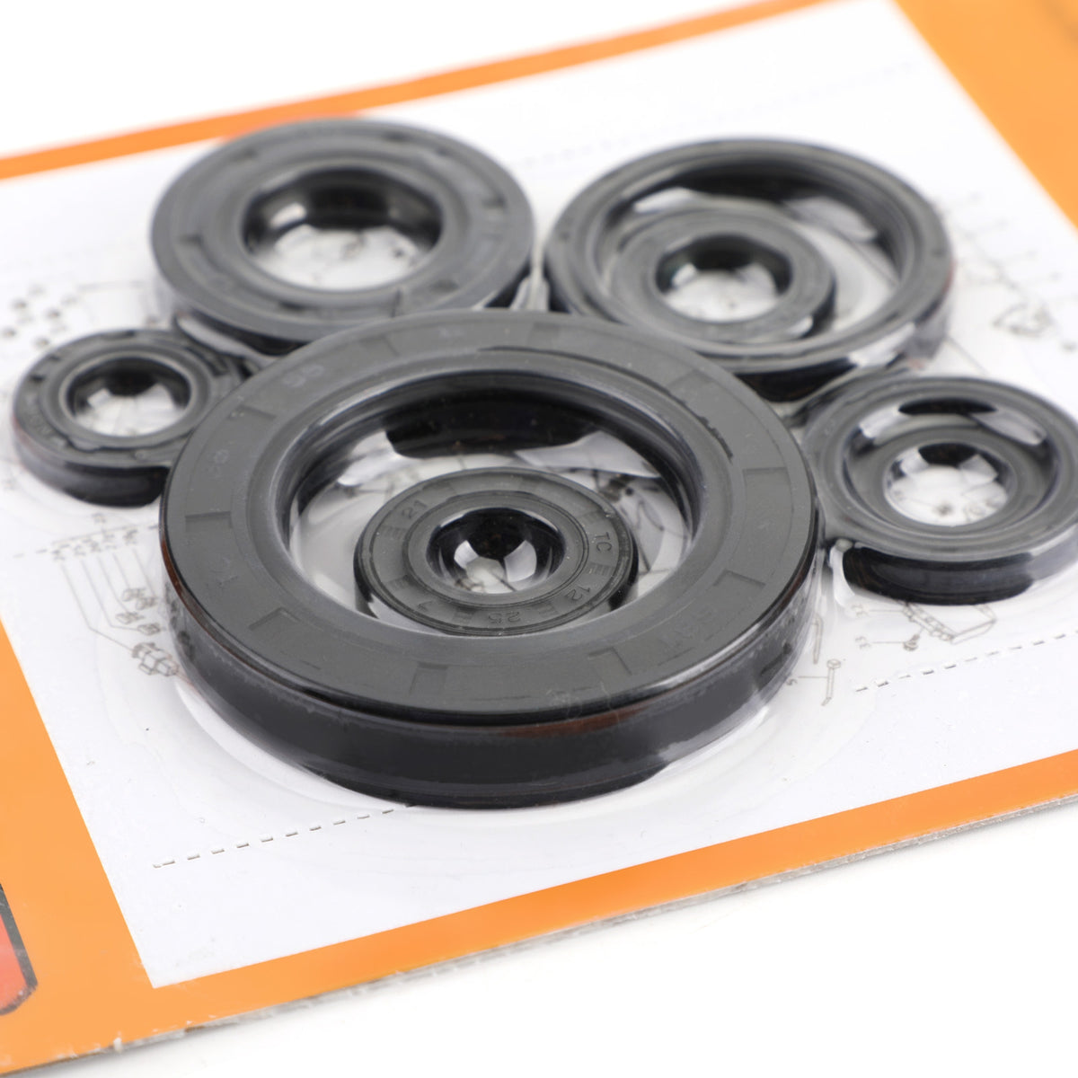 8pcs Engine Oil Seal Kit Set for Honda CR250R 1992-2001 cr250r cr-250r
