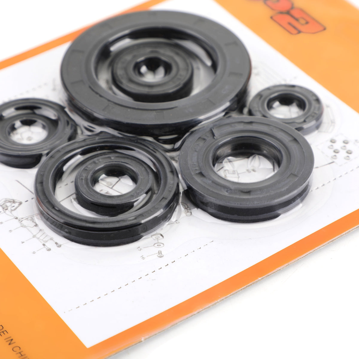 8pcs Engine Oil Seal Kit Set for Honda CR250R 1992-2001 cr250r cr-250r