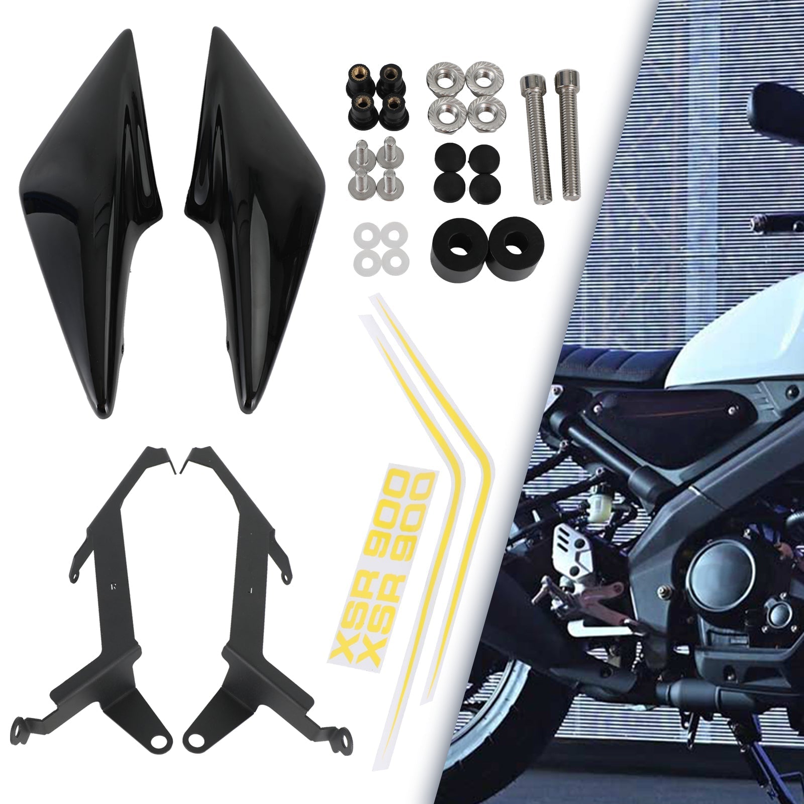 2016-2021 Yamaha XSR 900 Tail Side Driver Seat Frame Cover Fairing Generic