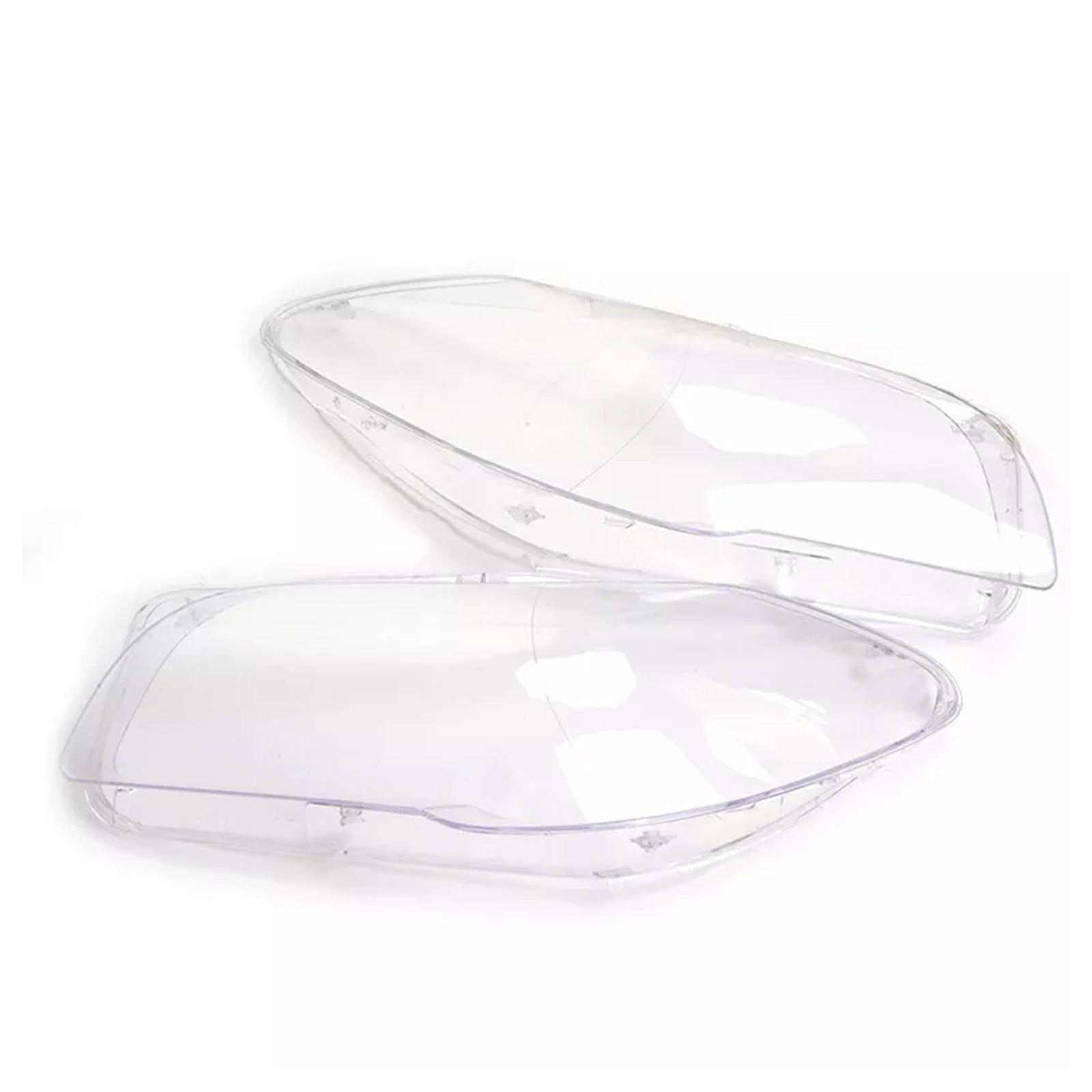 2010-2013 BMW 5 F10 F11 F18 2PCS Front Headlight Lens Cover LampShade L&R 63117271912 63117271911