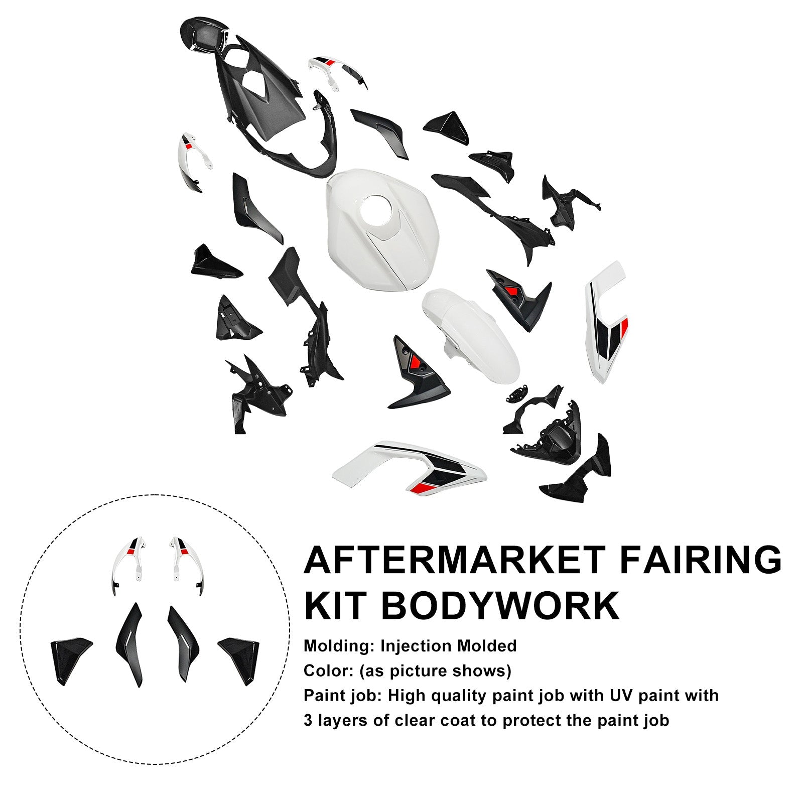 Injection Bodywork Fairing Kit for Street Triple 765 R/RS 2023-2025