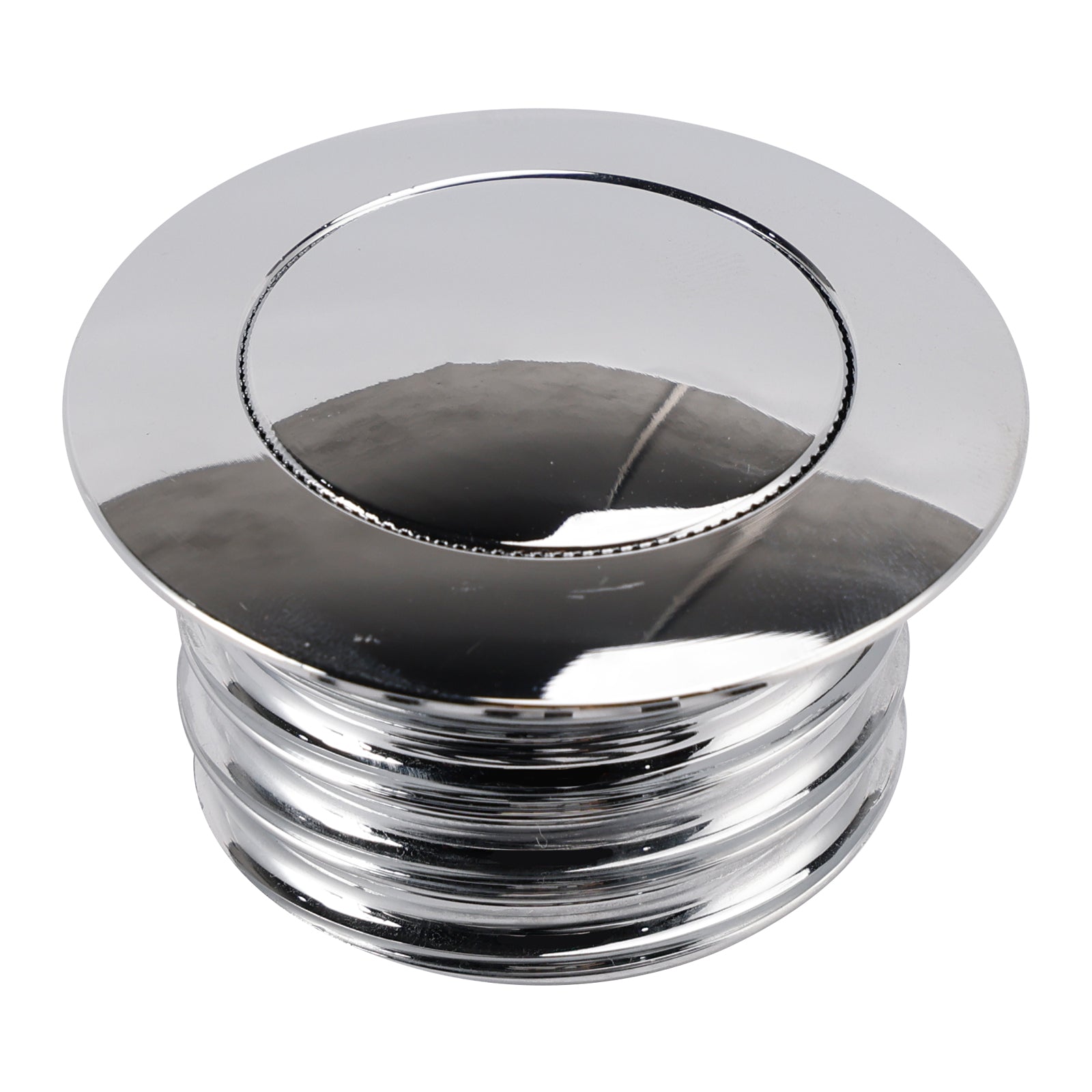 Chrome Billet Aluminum Pop Up Screw In Gas Cap For Sportster Softail Dyna 82-19
