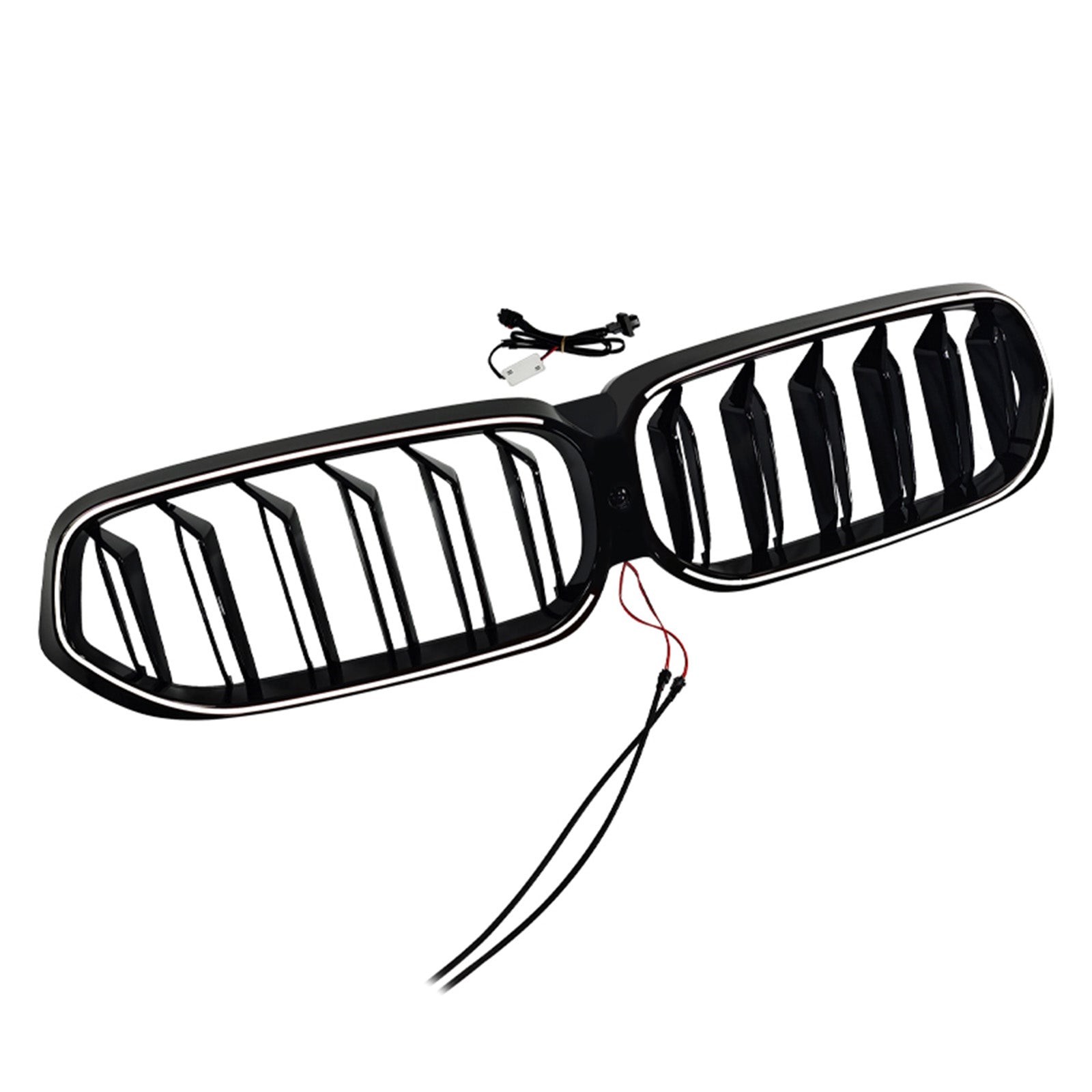 2020-2025 Fit BMW 6 Series G32 Double Slat Black Front Kidney Grille Grill