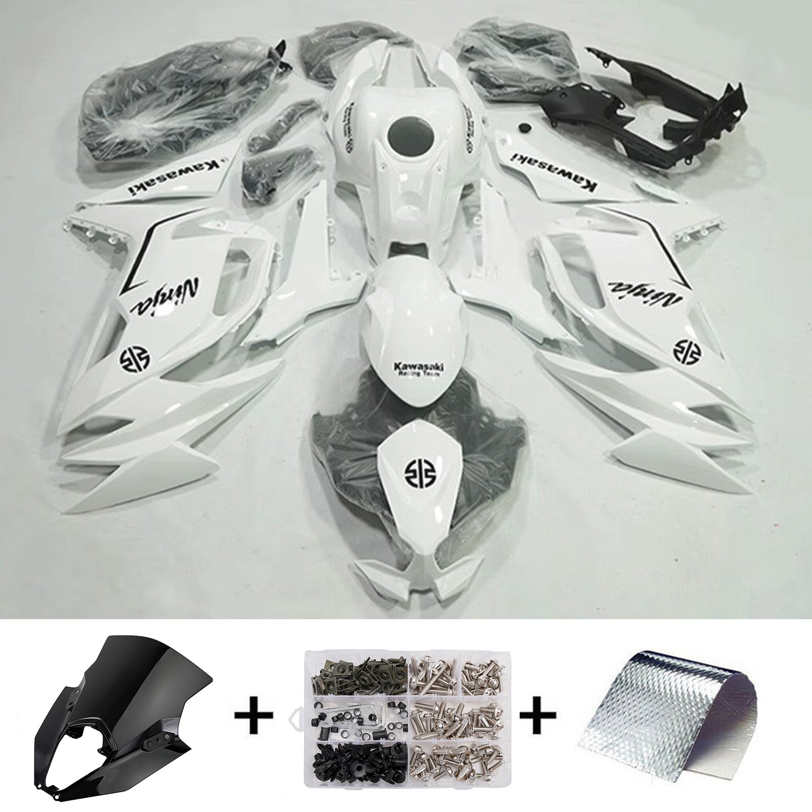 Injection Fairing Kit Bodywork ABS fit For Kawasaki ER-6F Ninja650 2020-2025