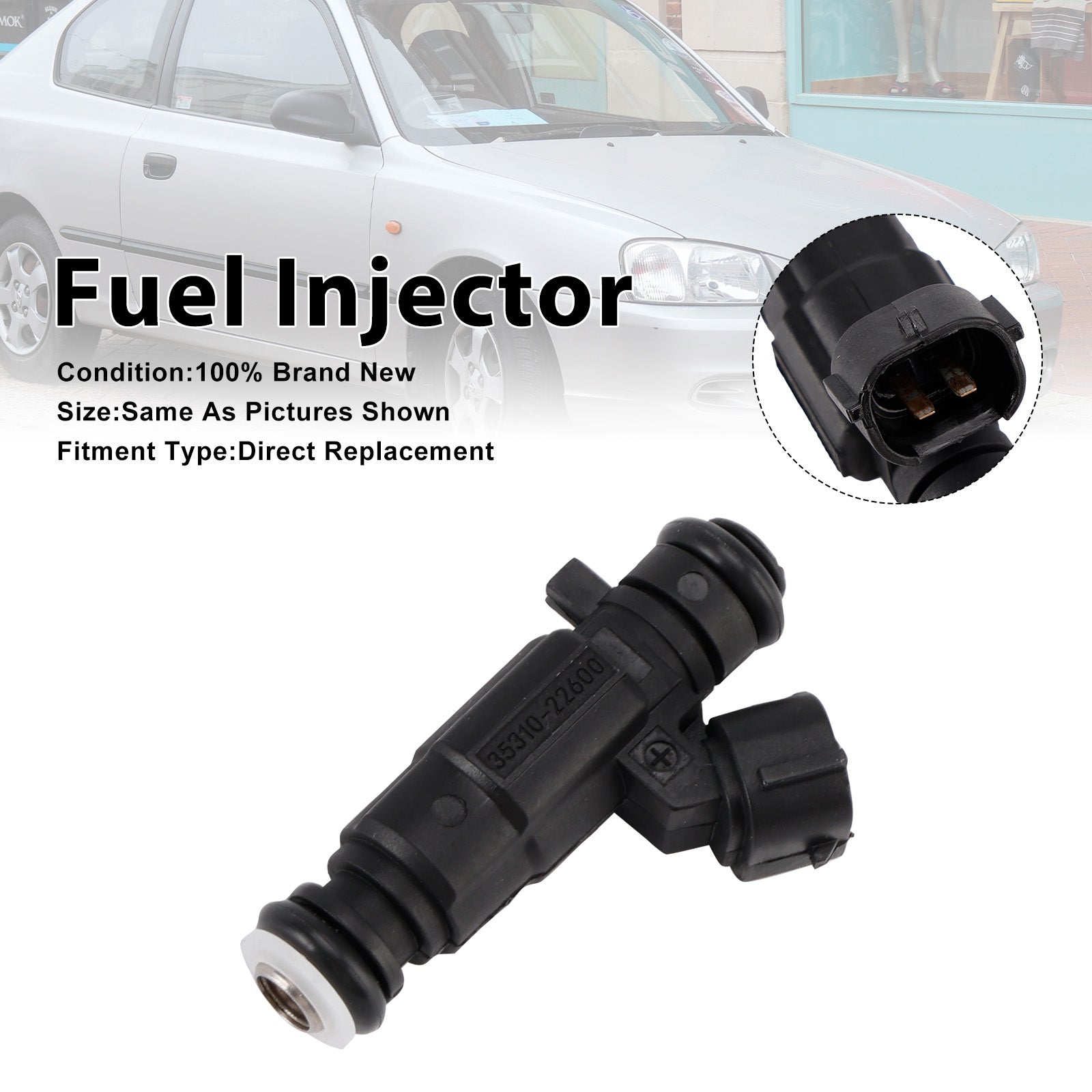 1Pcs Fuel Injector For Hyundai Accent 2000-2005 Getz 2003-2005 35310-22600