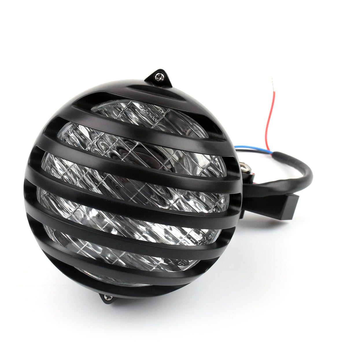 5 1/2" Motorcycle Black Bullet Headlight Lamp For Bobber Chopper Custom Metric