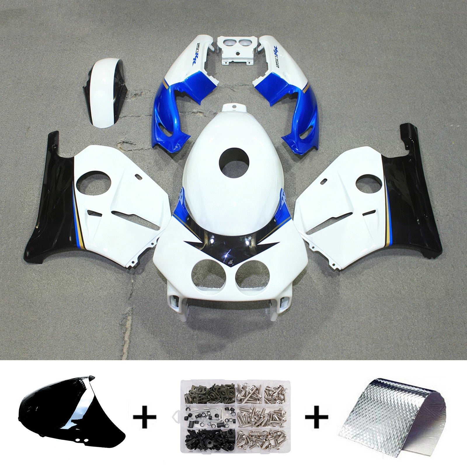 Injection Fairing Kit Bodywork Plastic ABS For Honda CBR250RR MC22 1990-1998