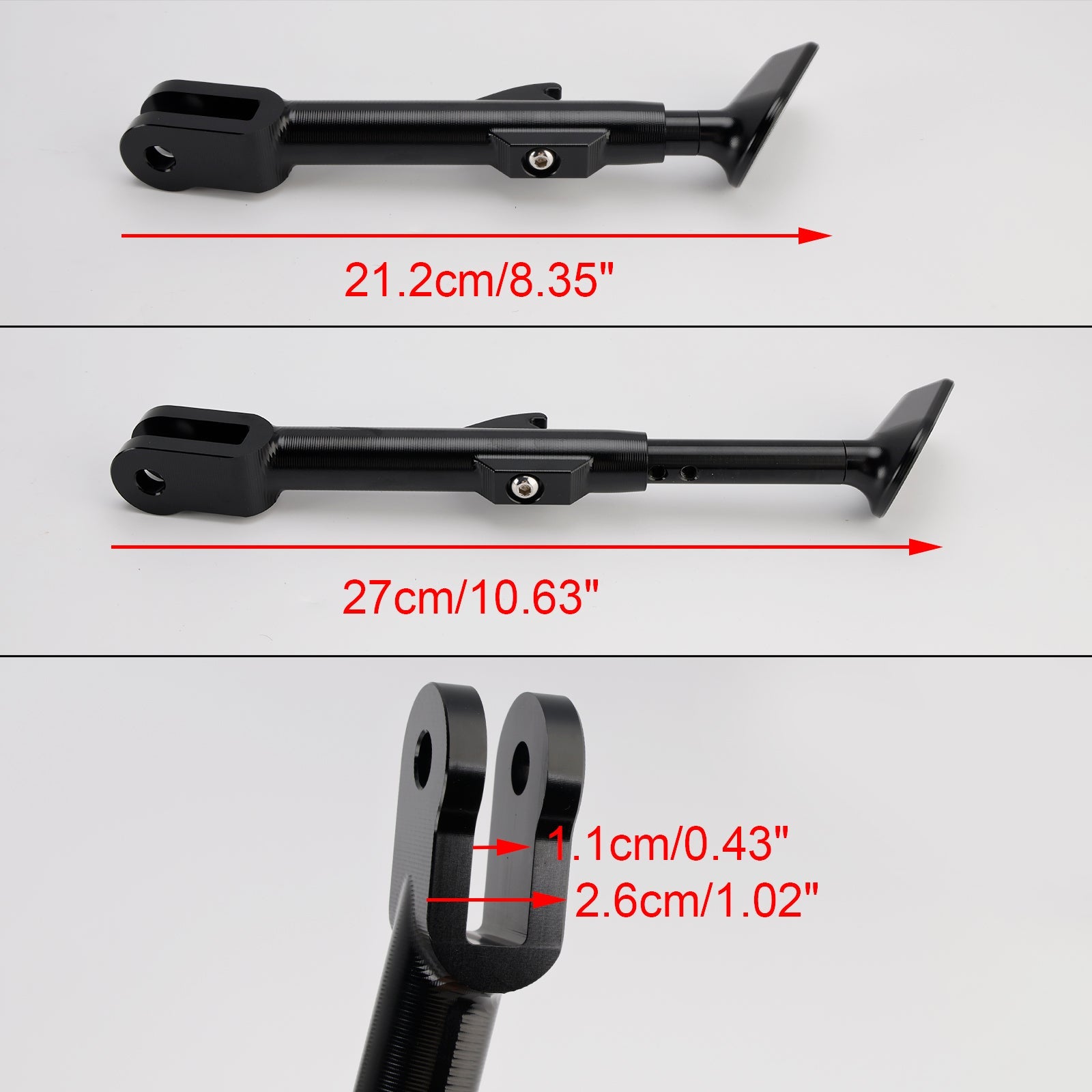 Adjustable Foot Side Stand Kickstand fit for Yamaha XSR900 2022-25 MT-09 2024-2025