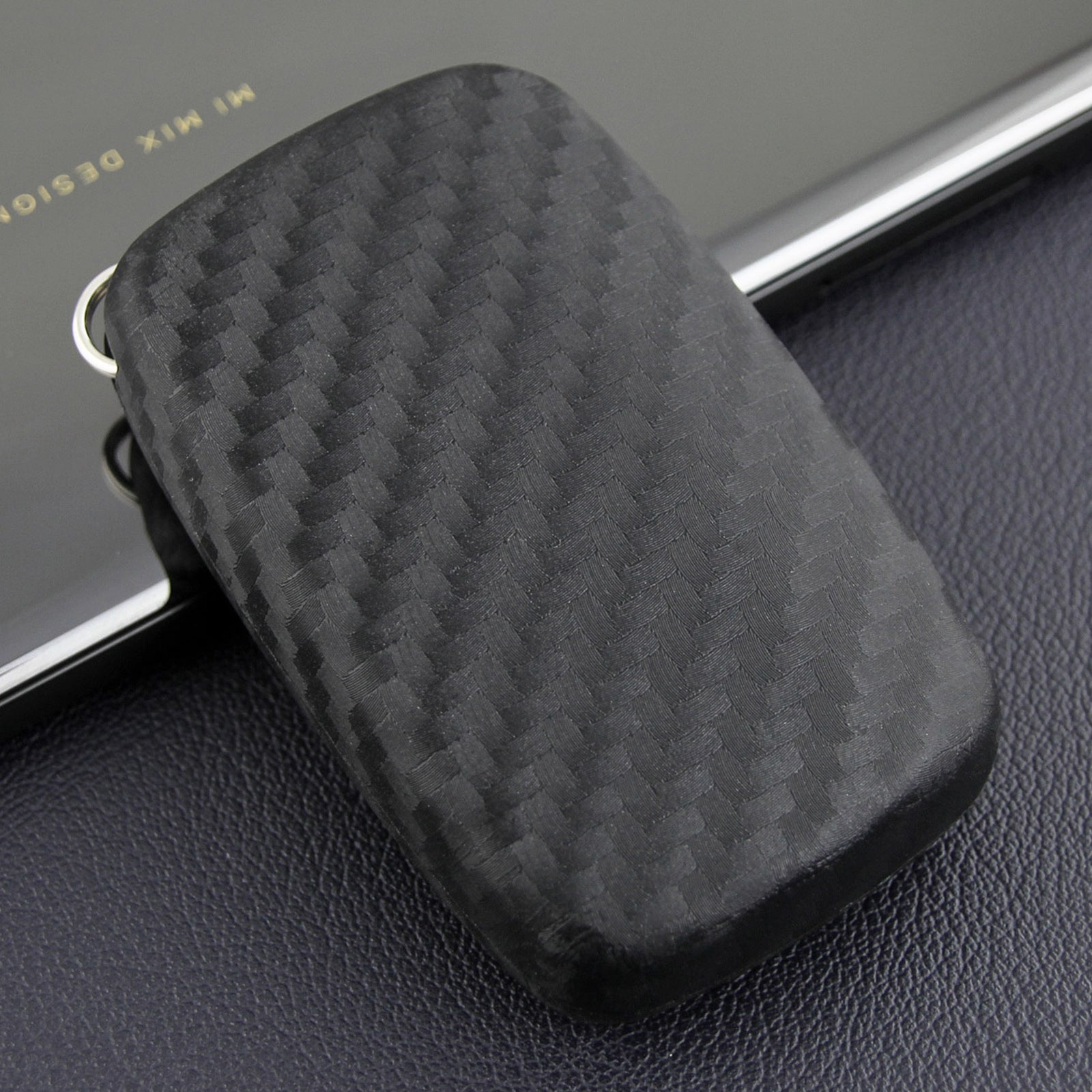 Leather Silicone Car Key Case Cover With Buckle For Range Rover