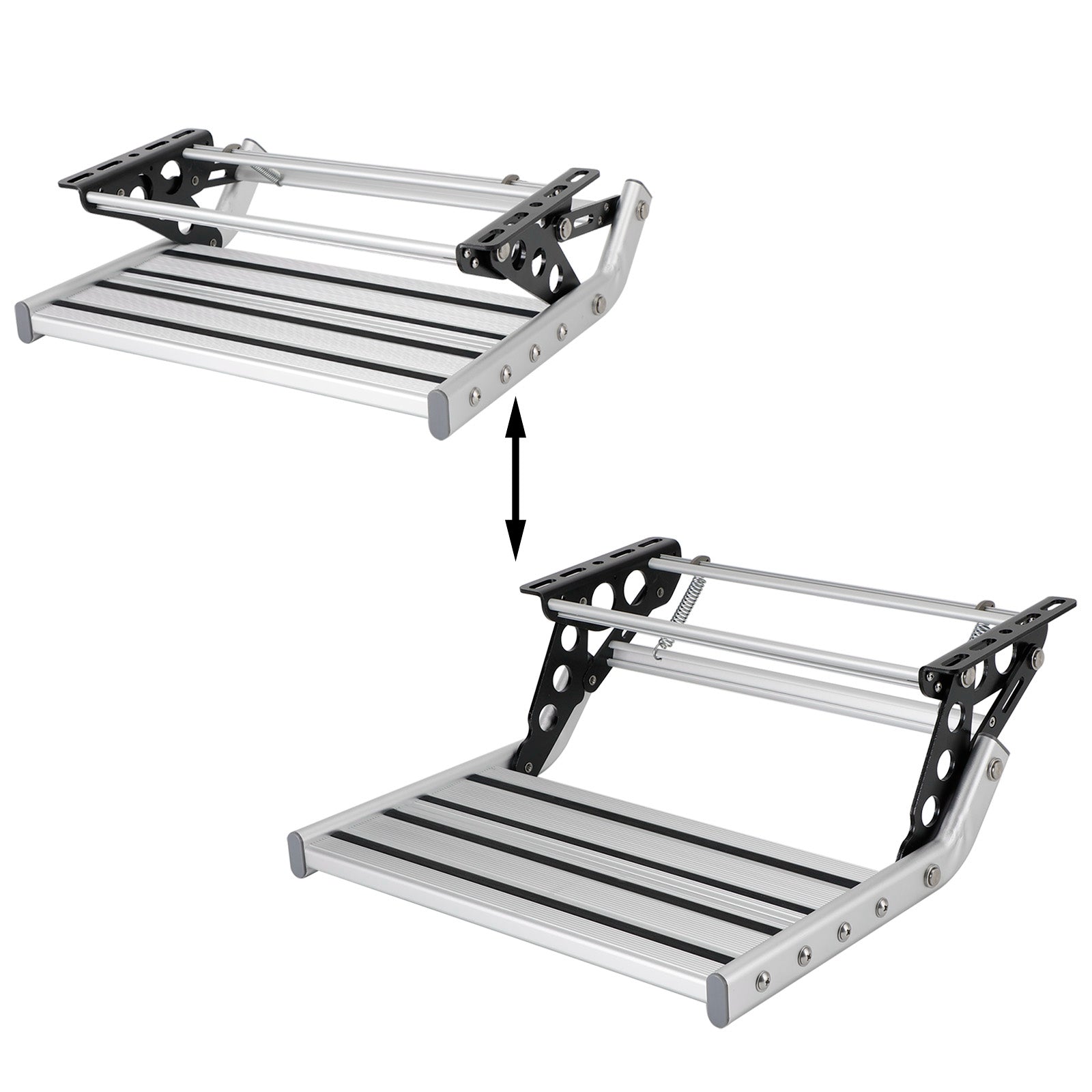 Motorhome RV Campervan Caravan Aluminum Manual Pull Out Drop Down Folding Step