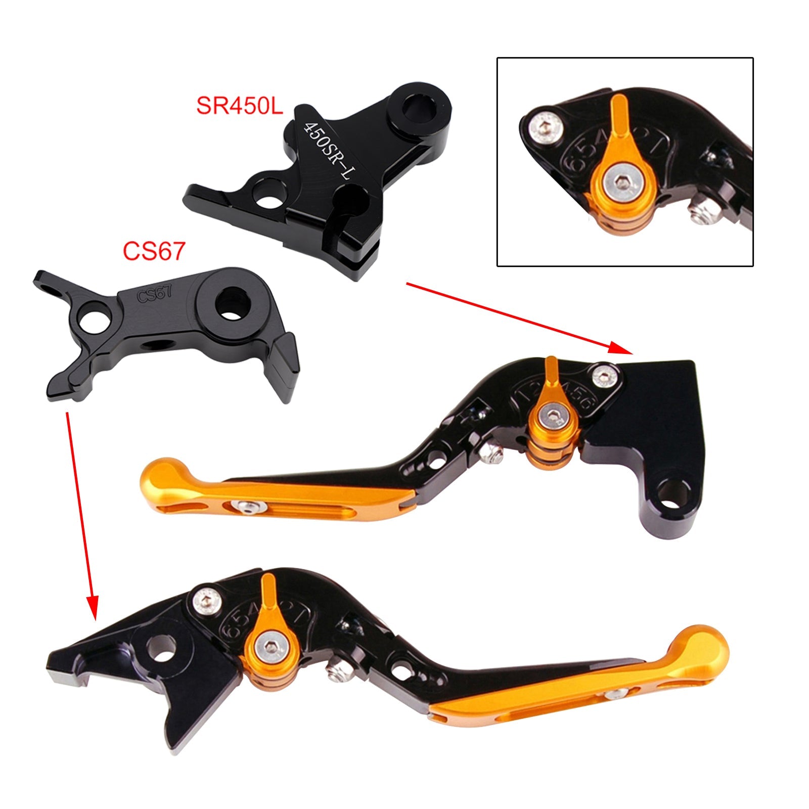 Adjustable Clutch Brake Lever fit for VOGE DS900X 900DSX 2024-2026