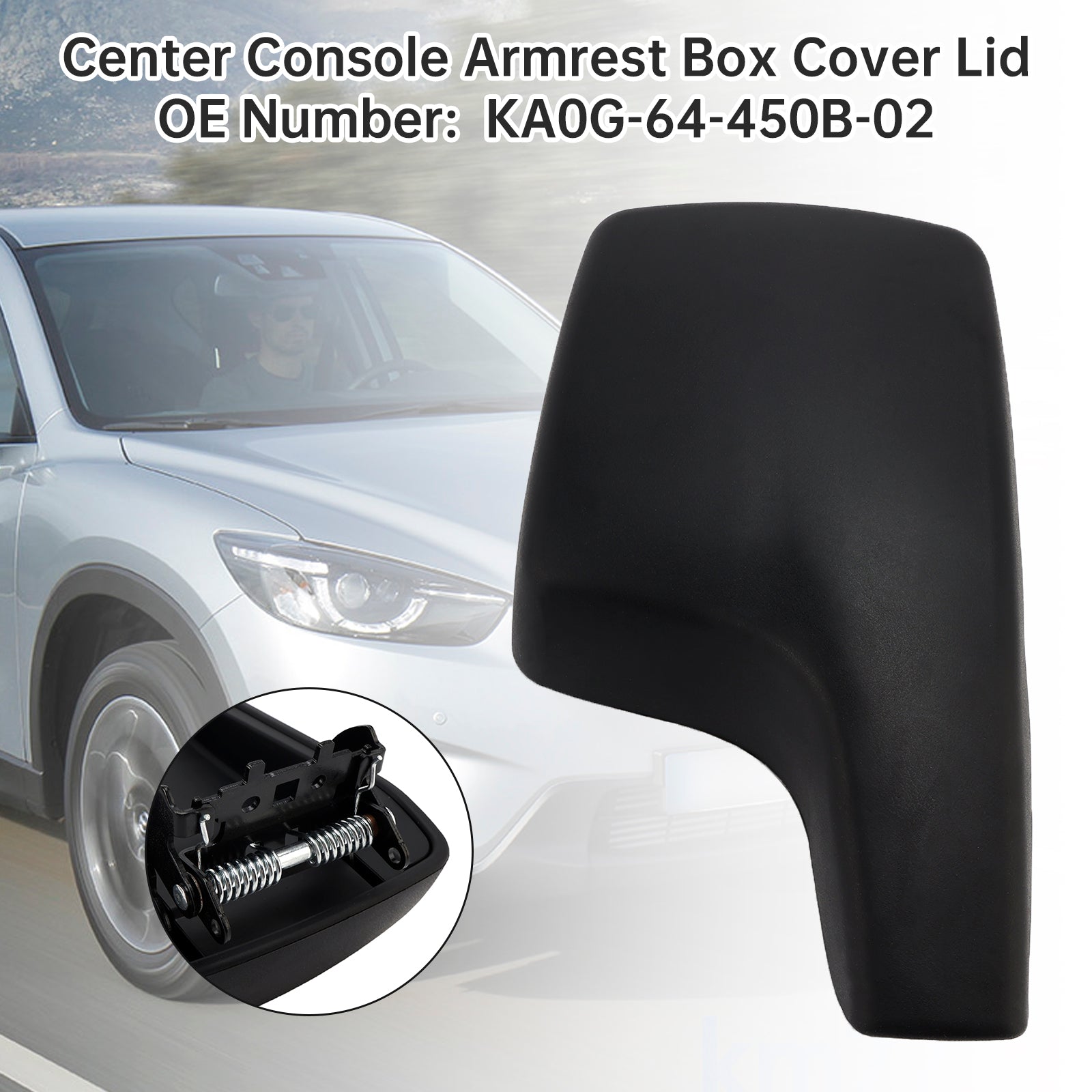 2013-2016 Mazda CX-5 Center Console Armrest Box Cover Lid KA0G-64-450B-02