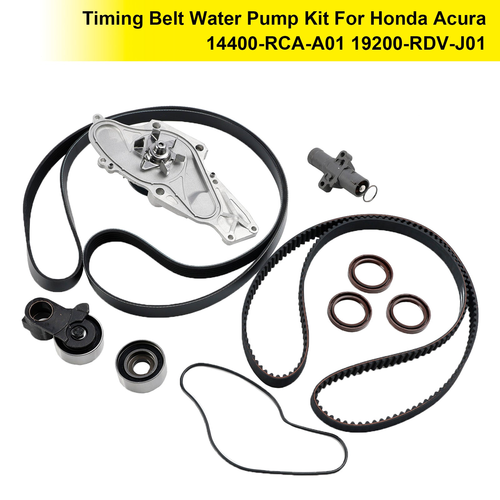 2005-2014 Honda Pilot All 3.5L / V6 Timing Belt Water Pump Kit 14400-RCA-A01 19200-RDV-J01