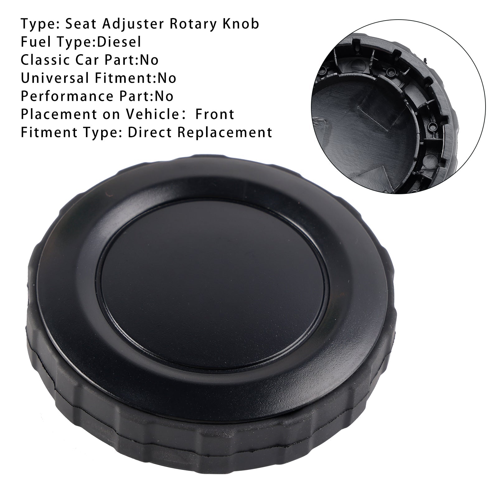 Front Seat Adjuster Rotary Knob Handle 5G4881671 For VW For AUDI 2013-2017