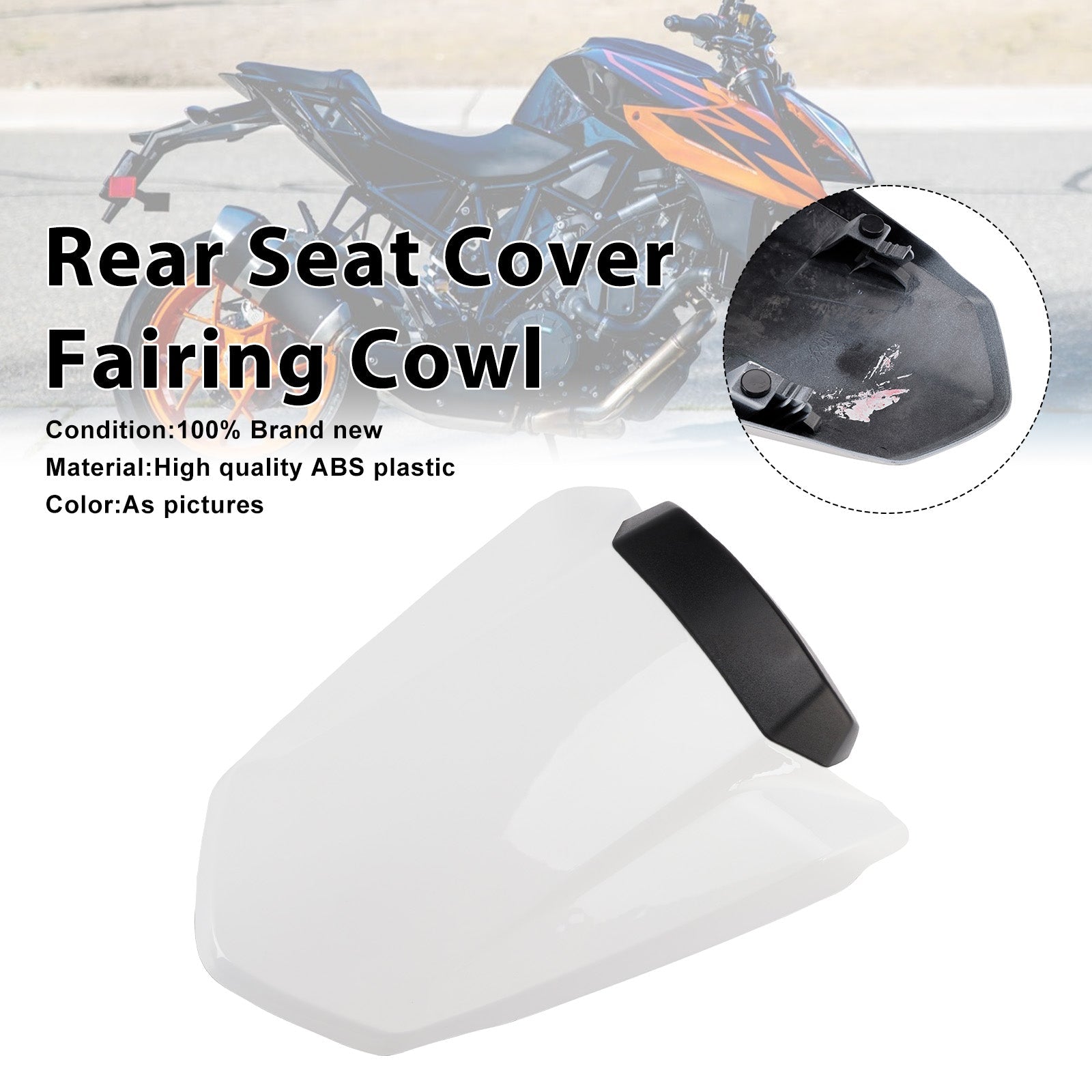 2014-2019 For 1290 Super Duke R Rear Pillion Seat Cover Fairing Cowl