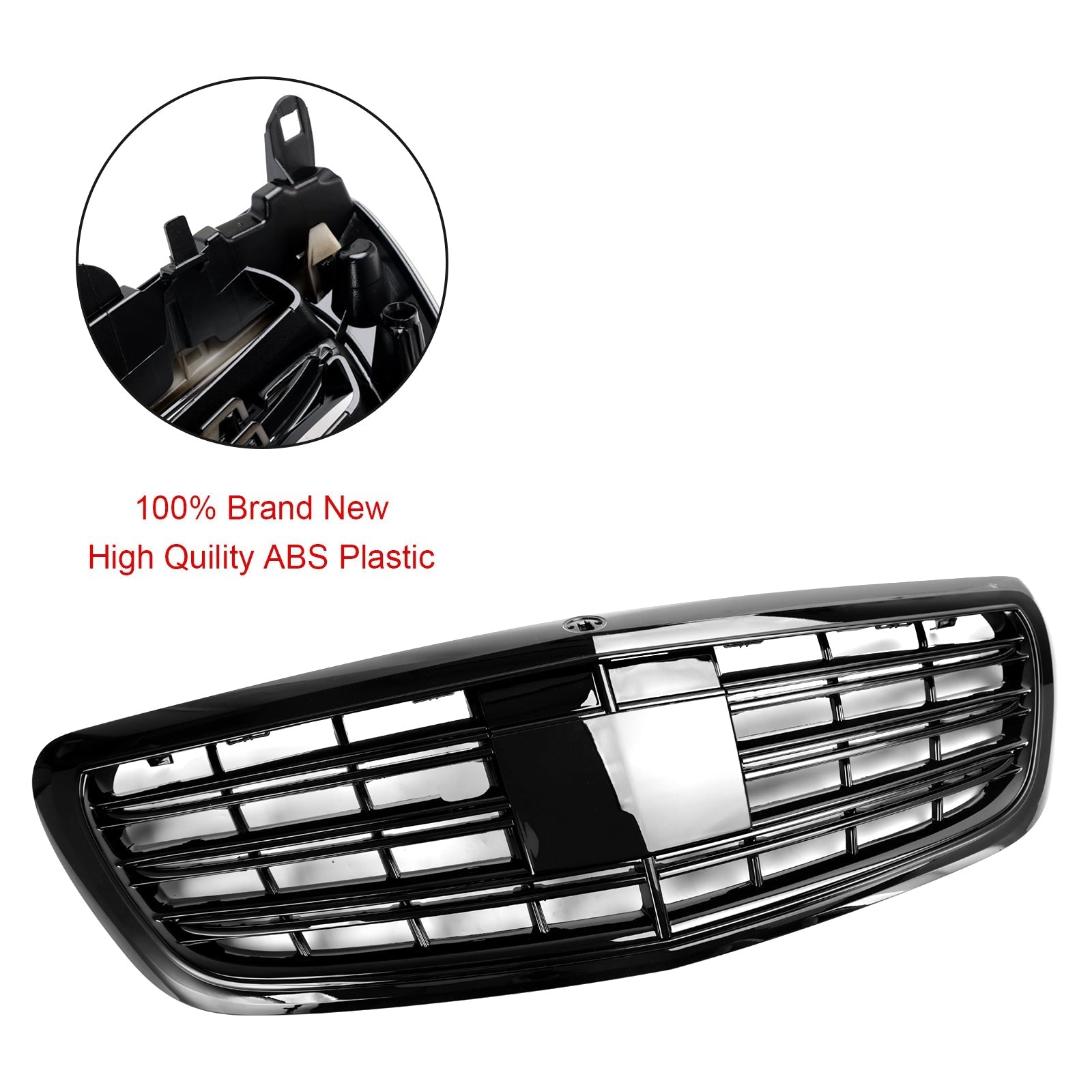 2014 2015 2016 2017 2018 2019 2020 S-class W222 S500 S550 S600 W/ACC Mercedes-Benz Front Grill Grille
