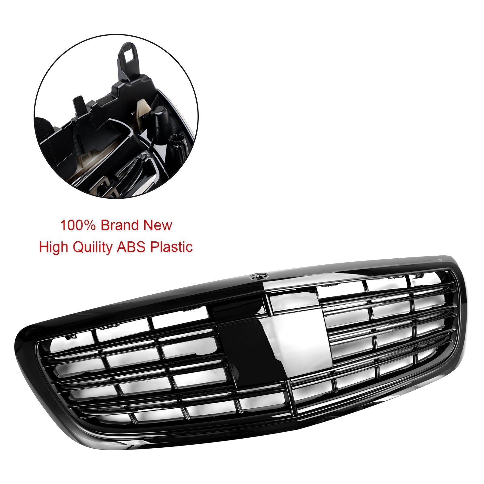 2014 2015 2016 2017 2018 2019 2020 S-class W222 S500 S550 S600 W/ACC Mercedes-Benz Front Grill Grille