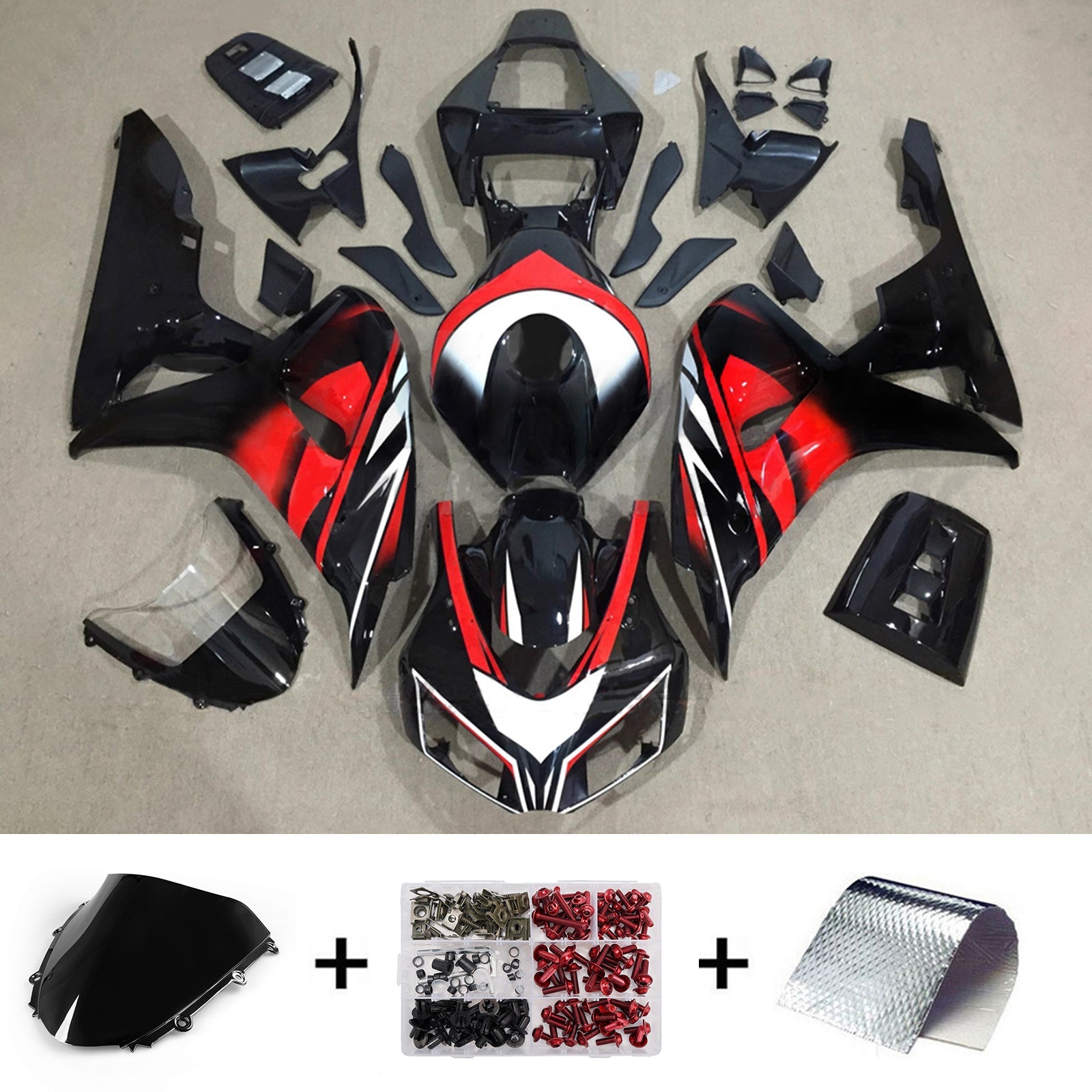 Injection Fairing Kit Bodywork Plastic ABS For Honda CBR1000RR 2006-2007