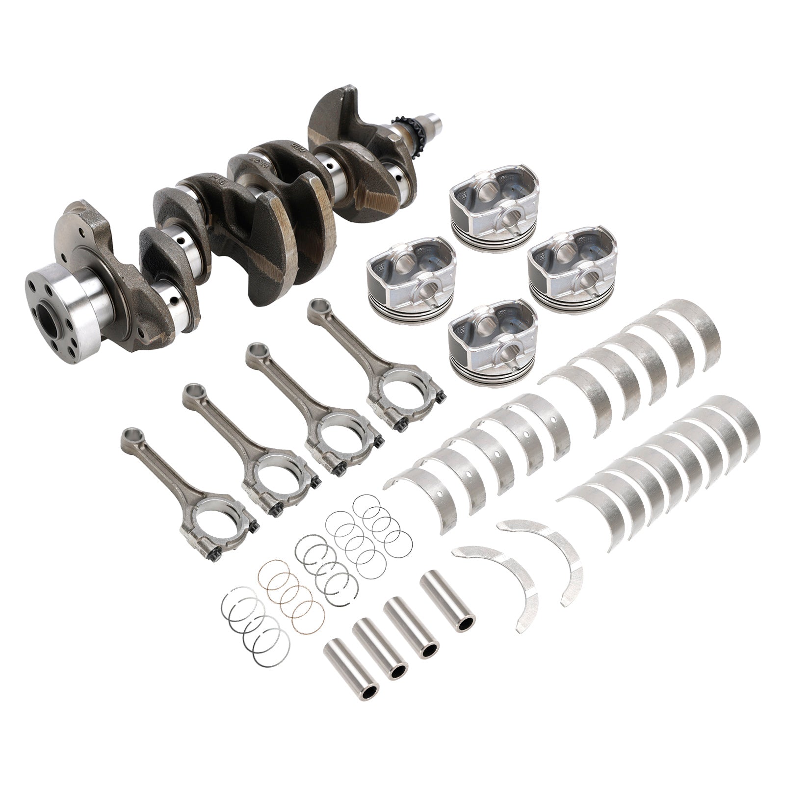 2012-2017 Hyundai Accent GLS Sedan 4-Door Crankshaft & Connecting Rod Piston Kit 23041-2B600