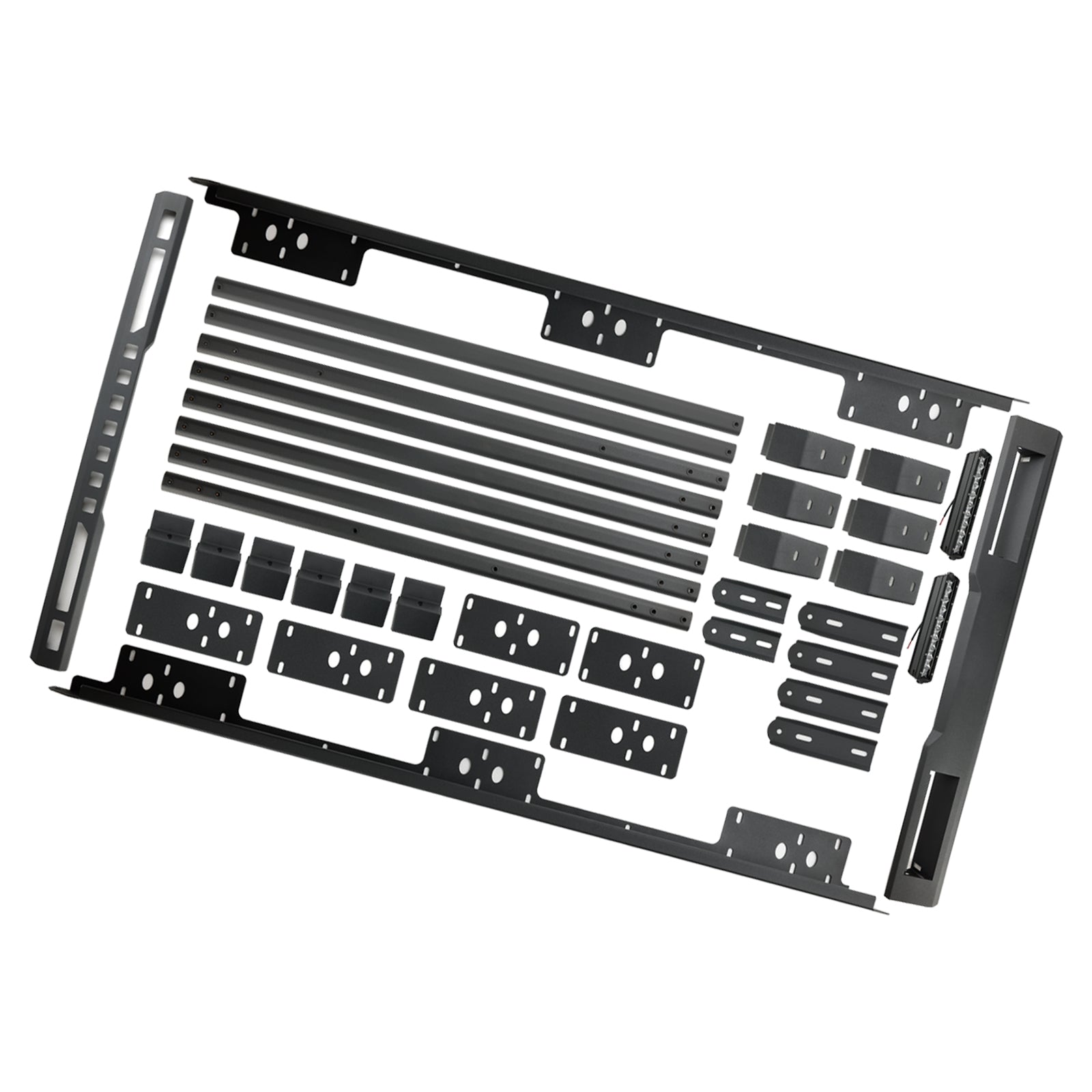 Suzuki Jimny 2019-2023 JB64 JB74 W/ Led Light Aluminium Roof Rack Luggage Rack