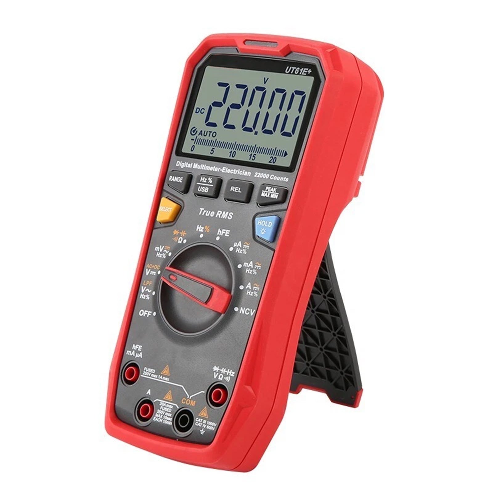 UT61B+ Digital Multimeter AC/DC Voltage Current Resistance Capacitance Tester