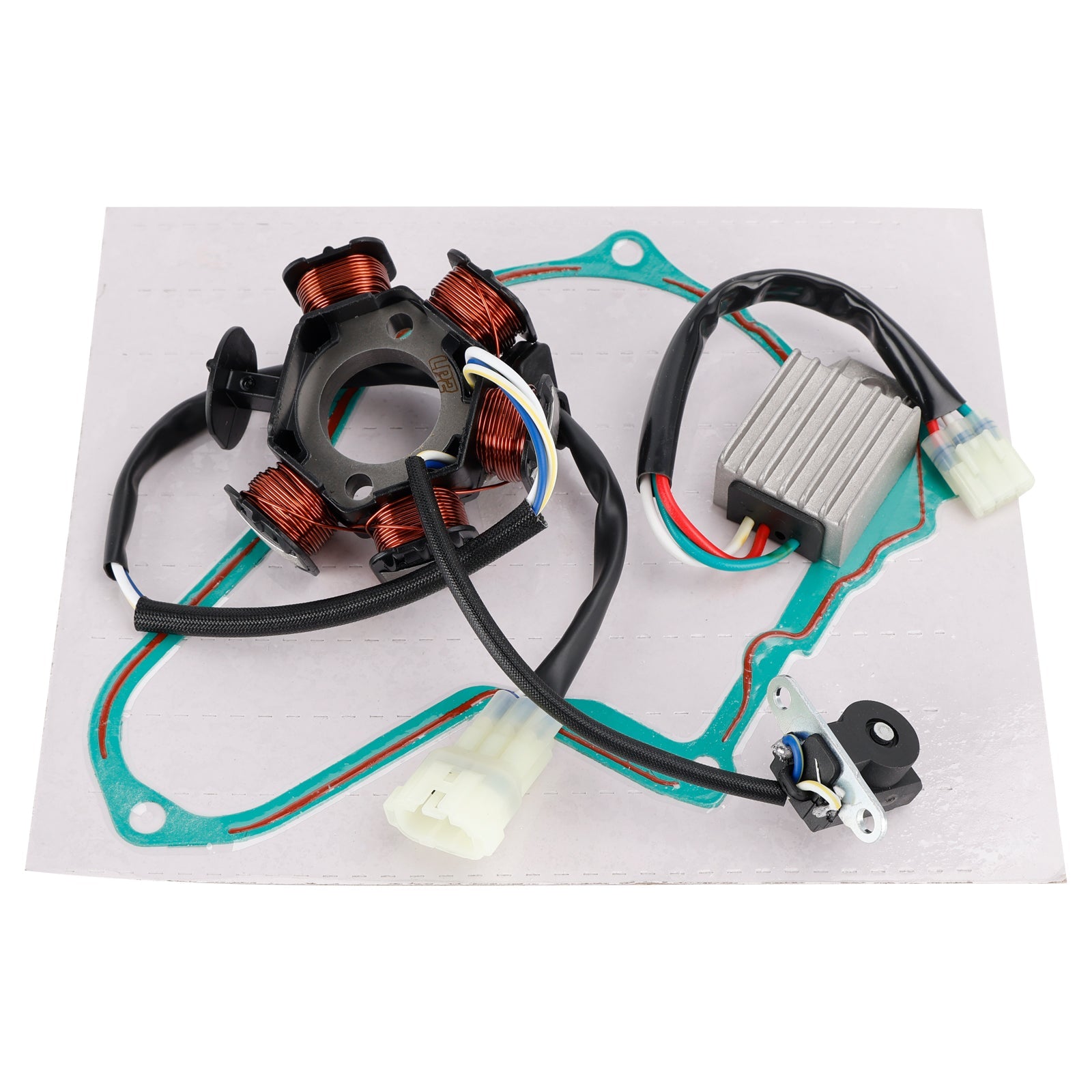 Stator & Regulator with Gasket For Honda TRX90X TRX90EX Sportrax 90 2006-2025