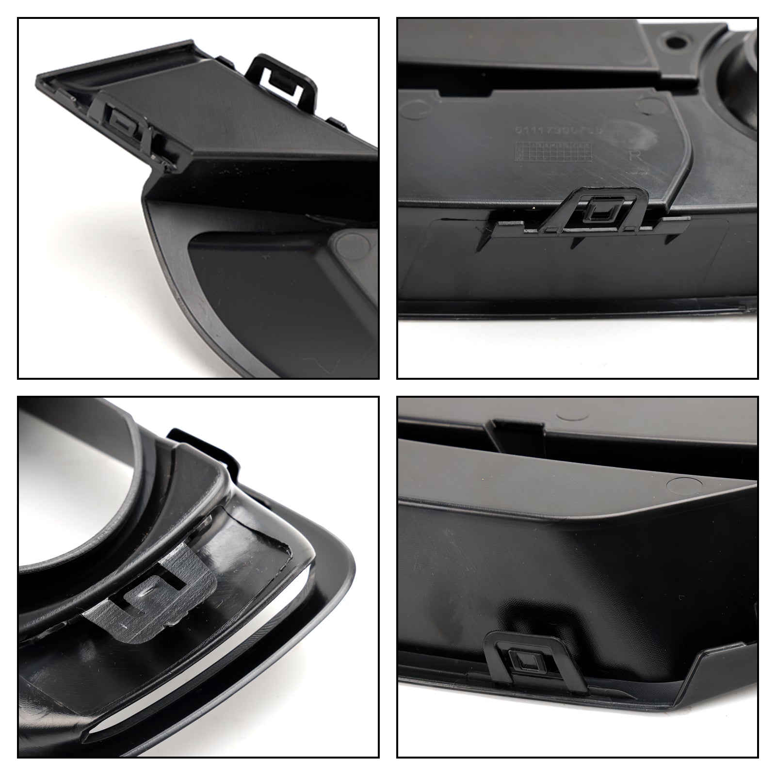 2014-2015 BMW 328d 328d xDrive 2PCS Front Bumper Fog Light Grille Covers 51117300739